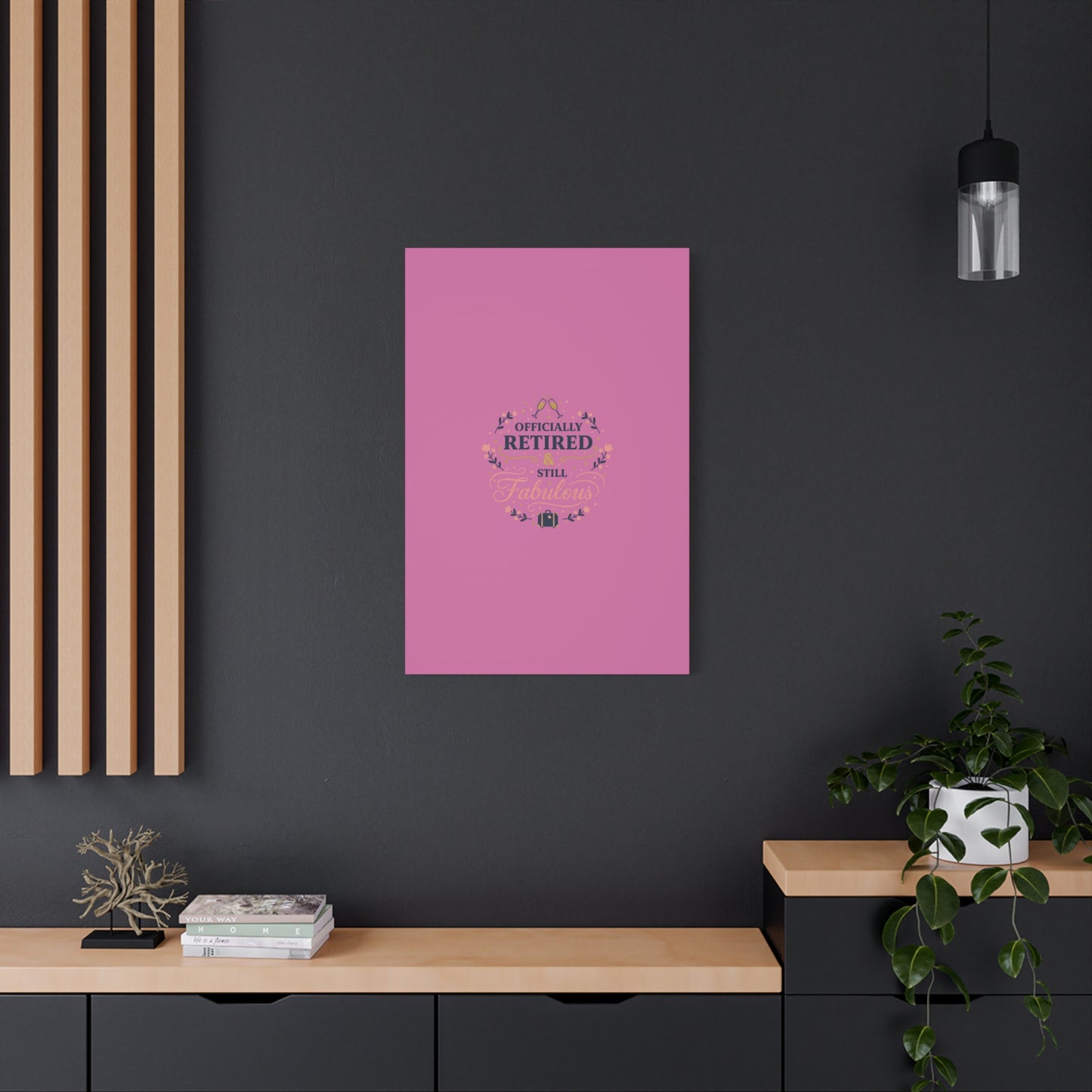 Officially Retired & Still Fabulous Canvas, retirement gifts for women | personalized retirement gifts