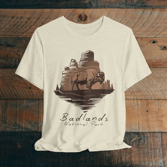 Badlands National Park T-shirt Roaming Buffalo