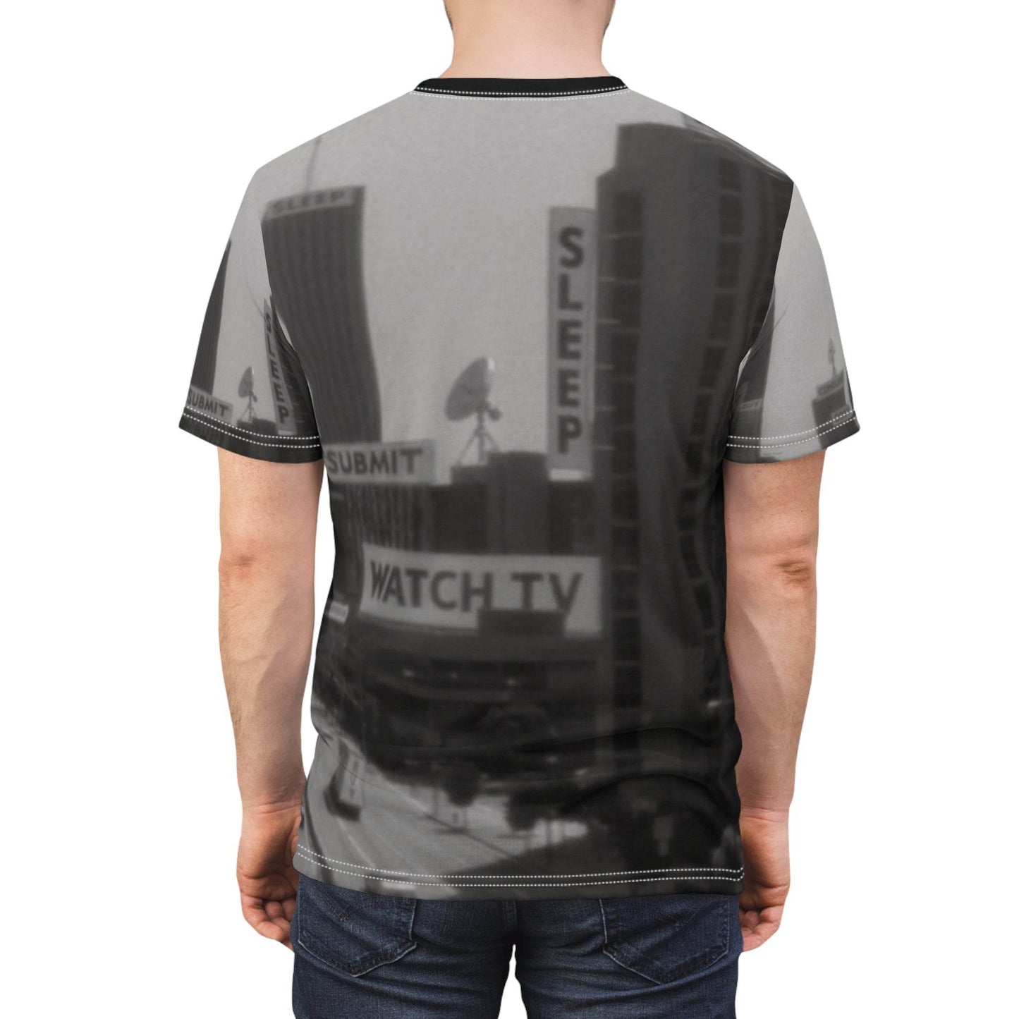 Urban Graphic Tee - 'Sleep, Submit, Watch TV'