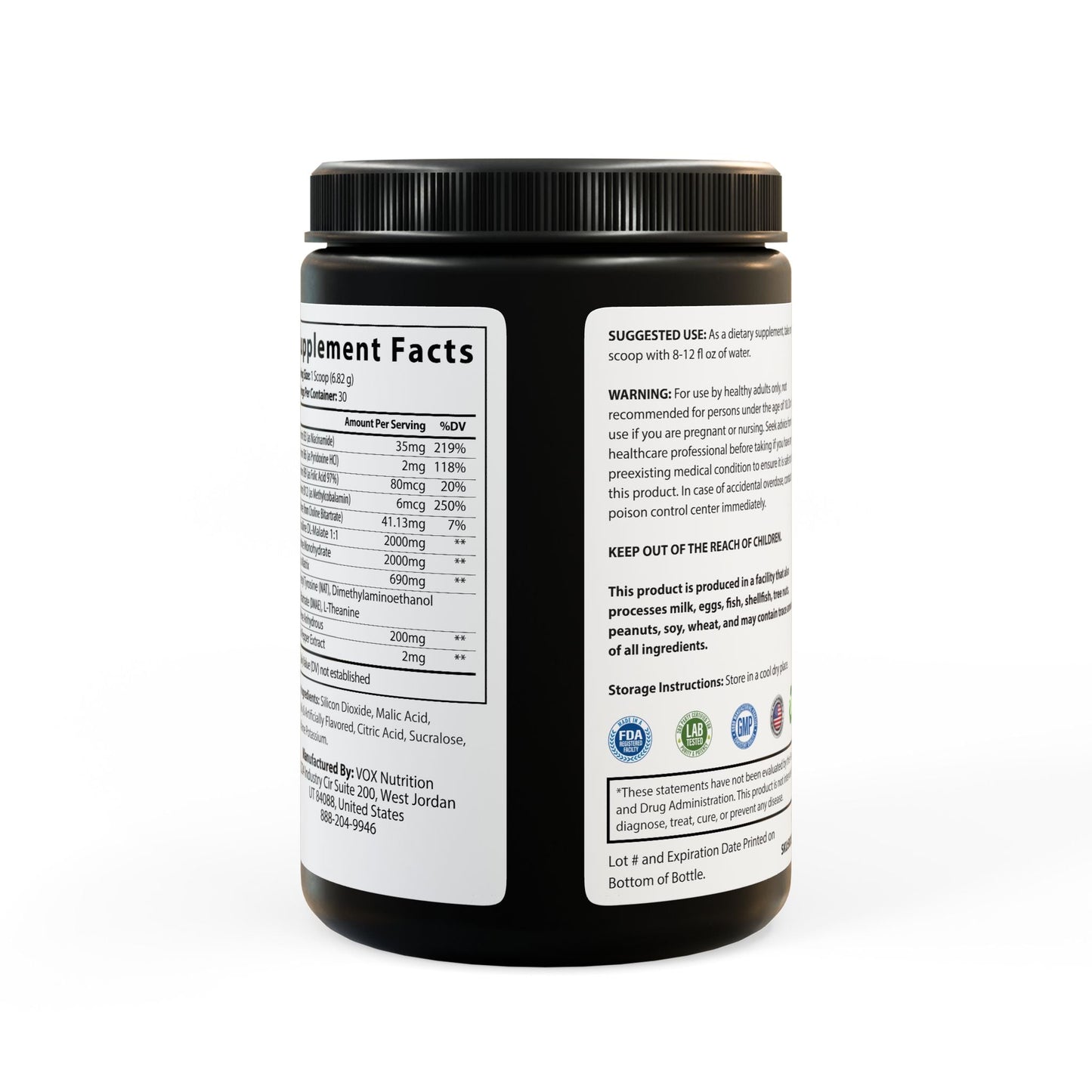 Pre-Workout Supplement, Fruit Punch (204 g, 7.1 oz)