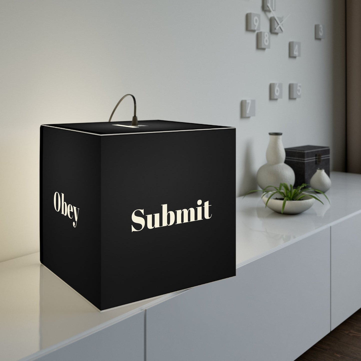 Light Cube Lamp - Modern Minimalist Ambient Lighting for Home Décor