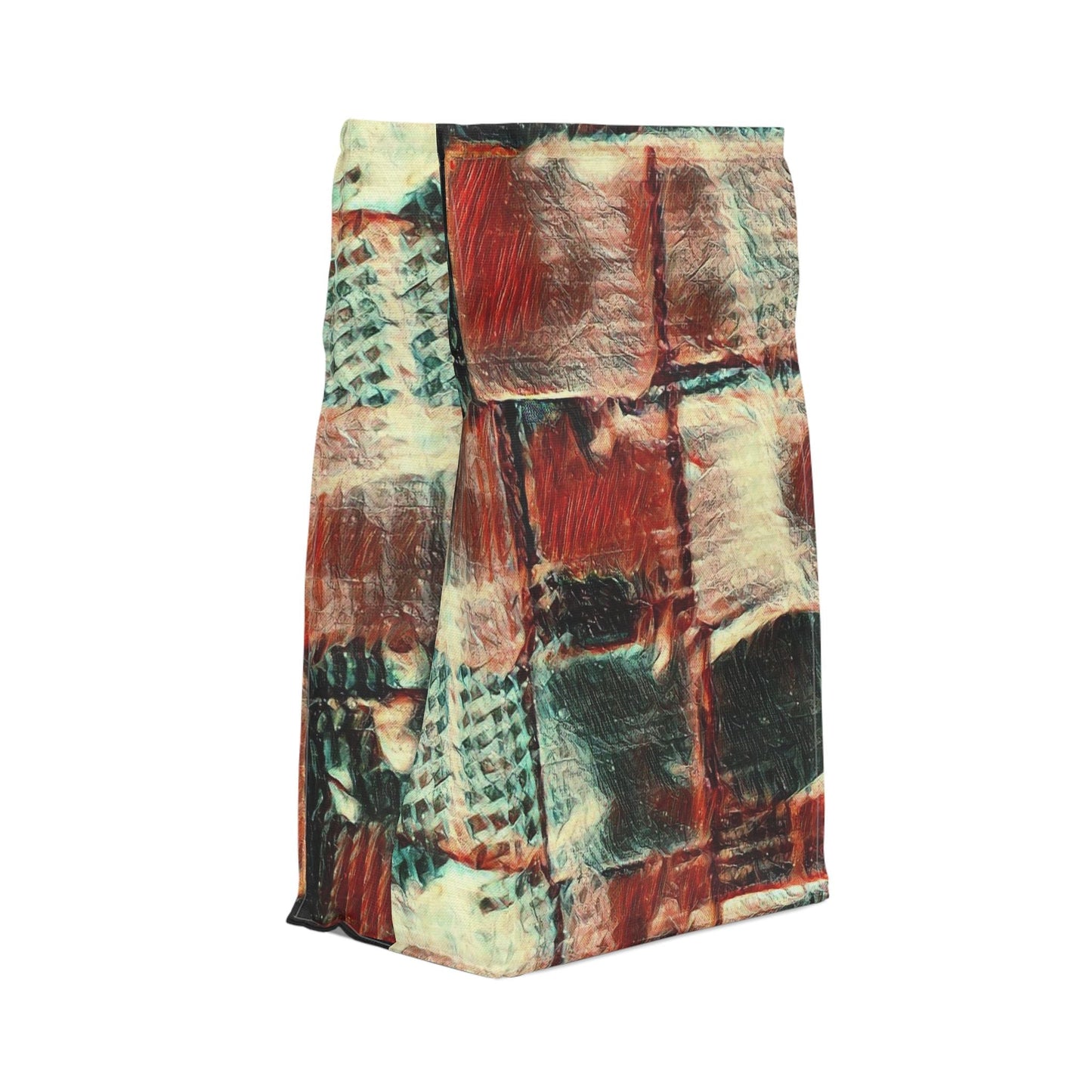 Polyester Lunch Bag - "Square Dance"