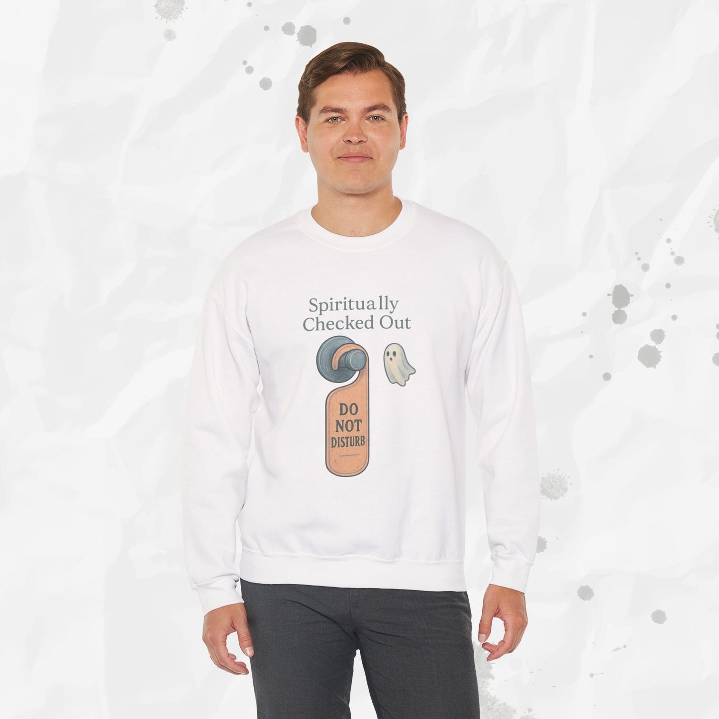Spiritually Checked Out - Crewneck Sweatshirt