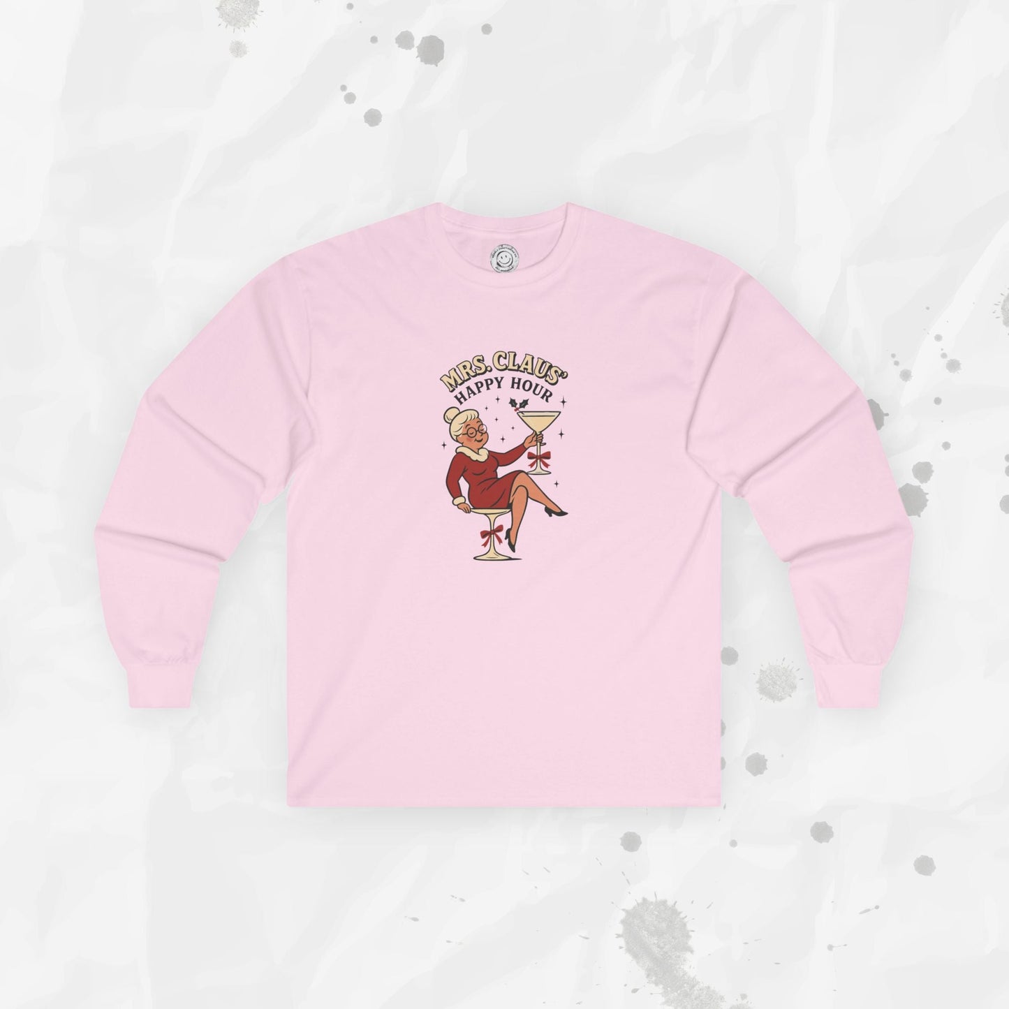 Mrs. Claus Happy Hour – Long Sleeve Shirt