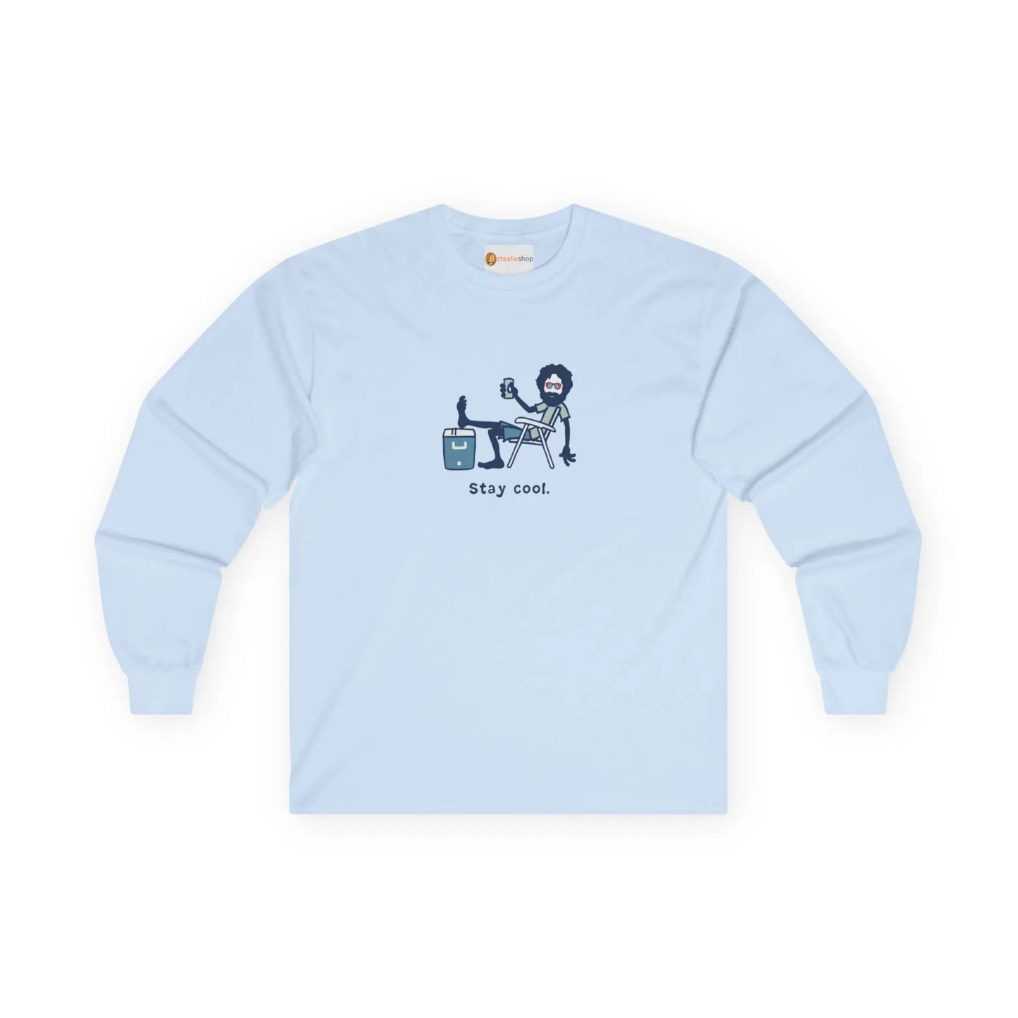 Life is dead.® Stay Cool, Jerry Grateful Dead Long Sleeve Shirt