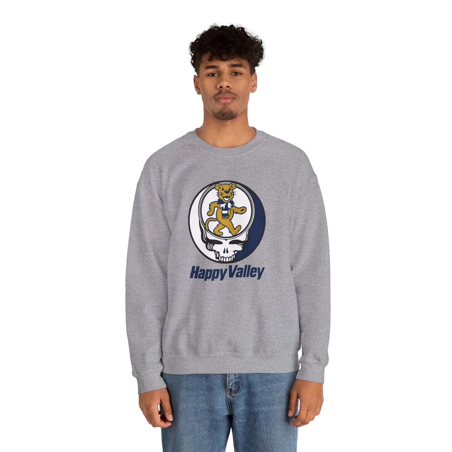 Happy Valley Dancing Lion Stealie Crewneck | Grateful Dead