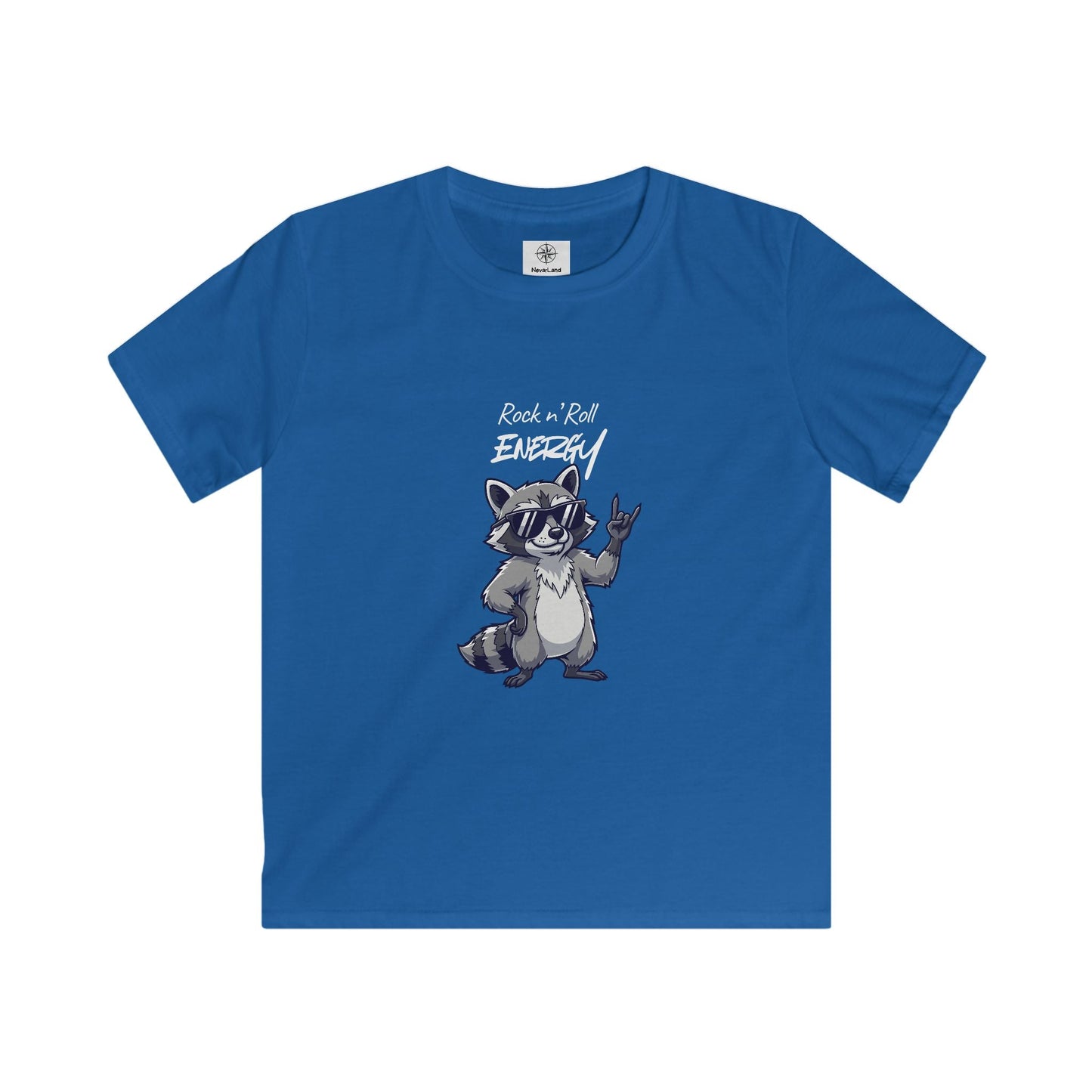 Kids Raccoon "Rock 'n' Roll Energy" Youth Tee - Limited Explorer Drop