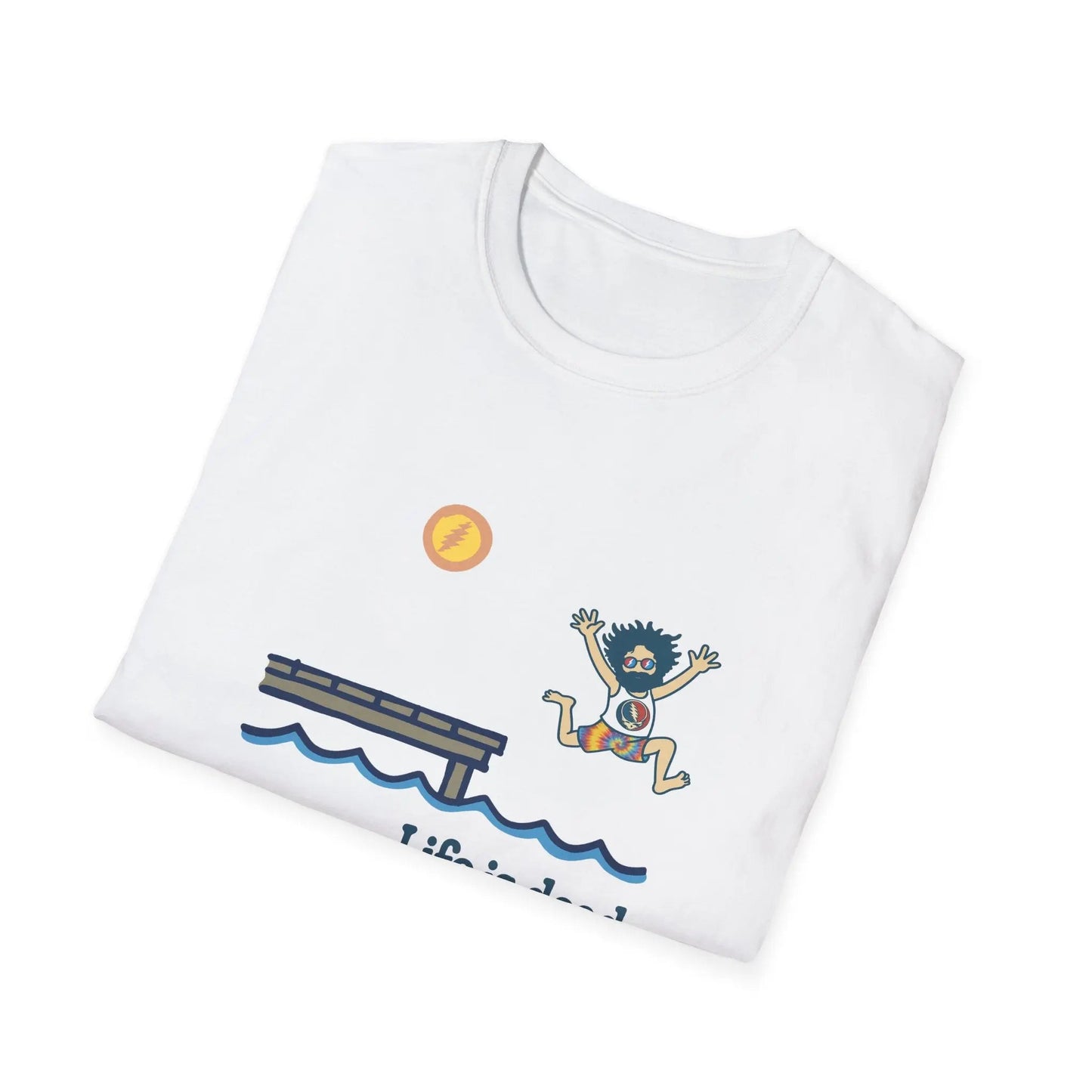 Life is dead.® Jerry's Playin' At the Lake T-Shirt