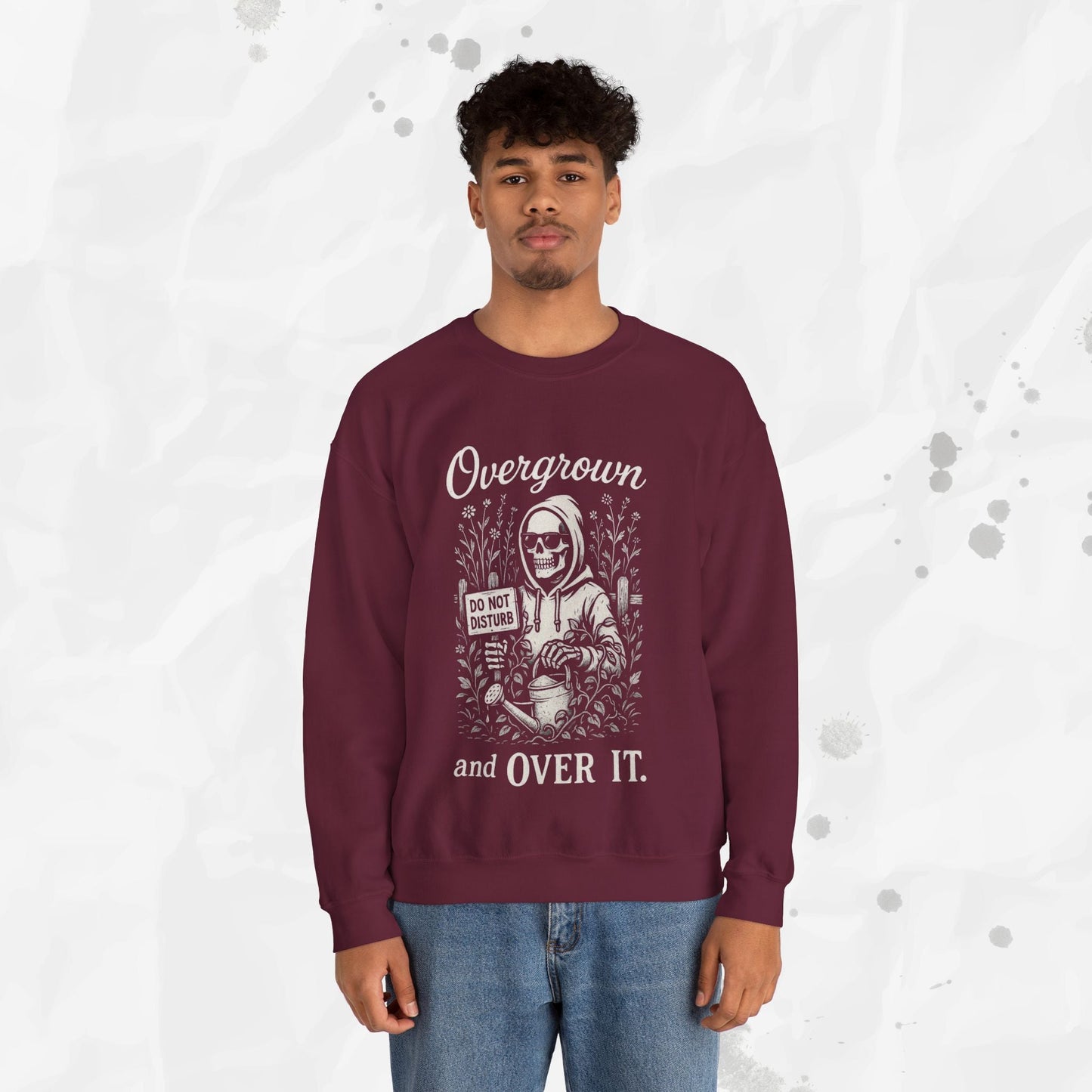 Overgrown and Over It - Crewneck Sweatshirt