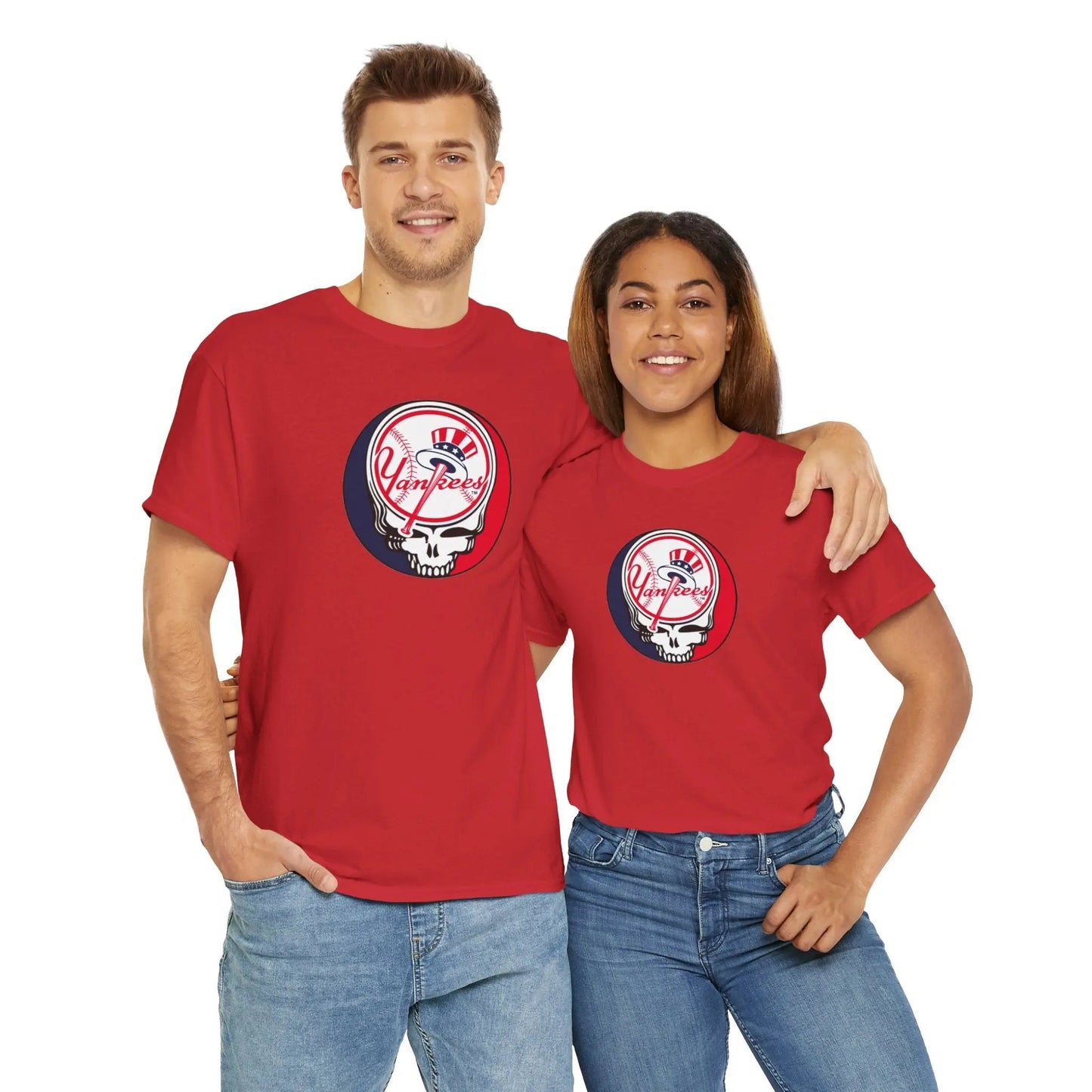 New York Yankees Logo Stealie × Grateful Dead Tee