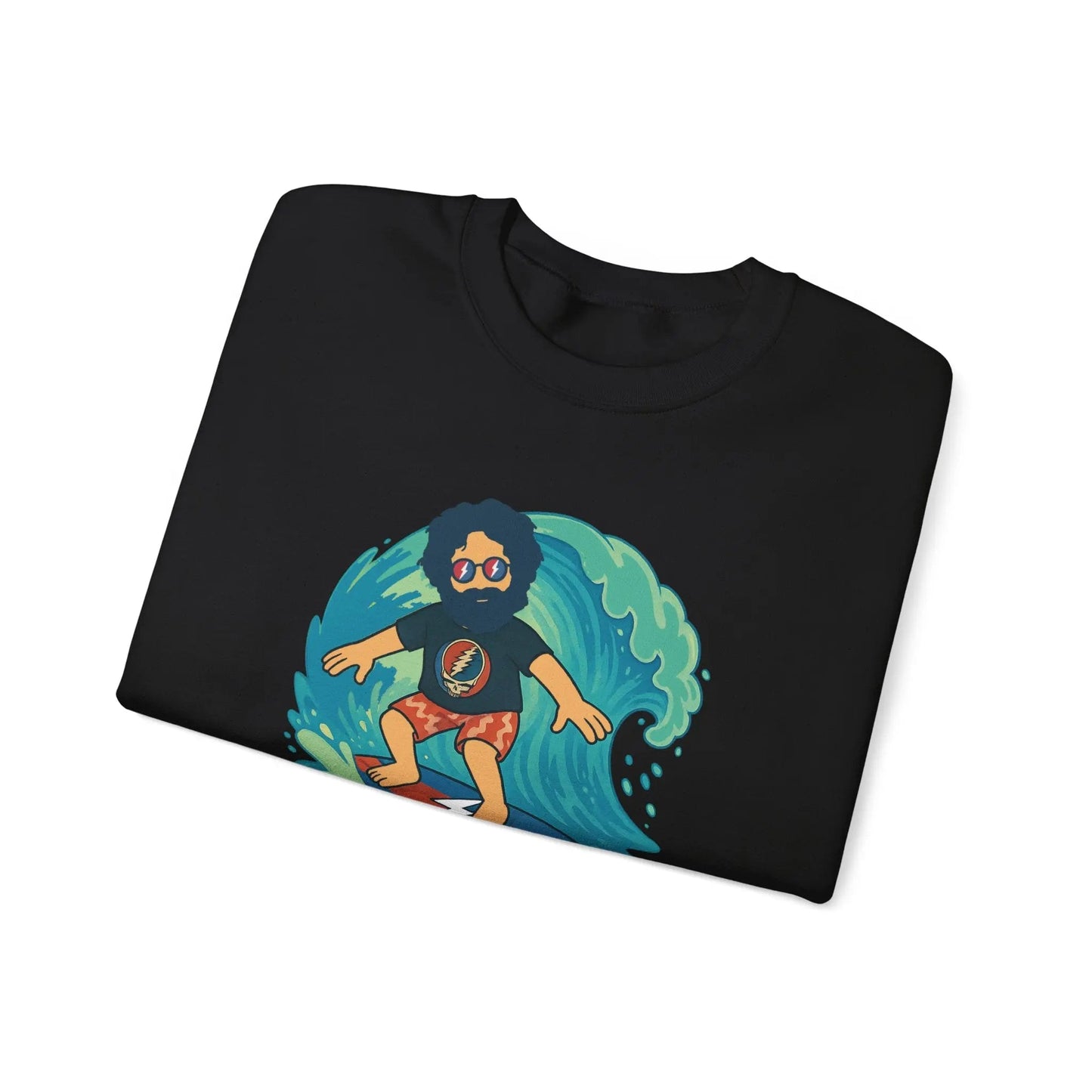 Surfing Jerry Life is dead.® Crewneck | Grateful Dead