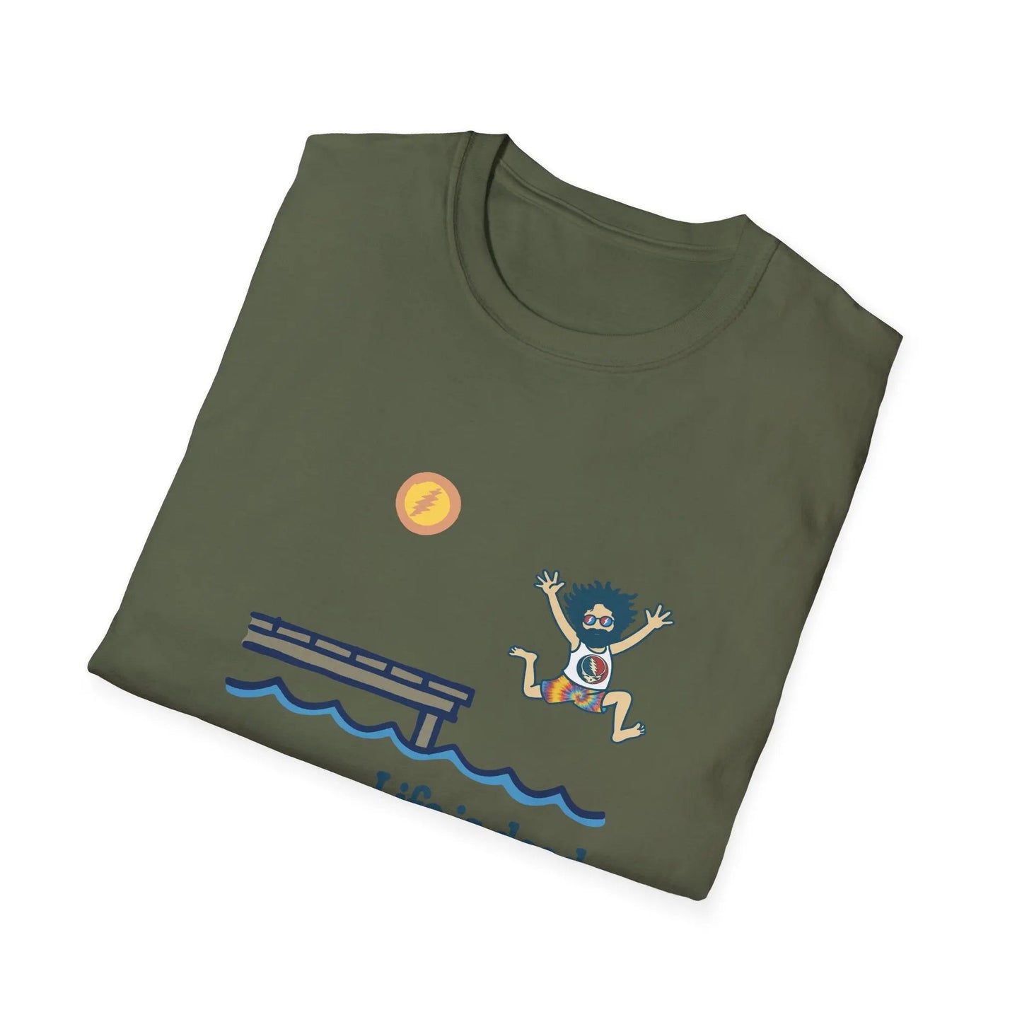 Life is dead.® Jerry's Playin' At the Lake T-Shirt