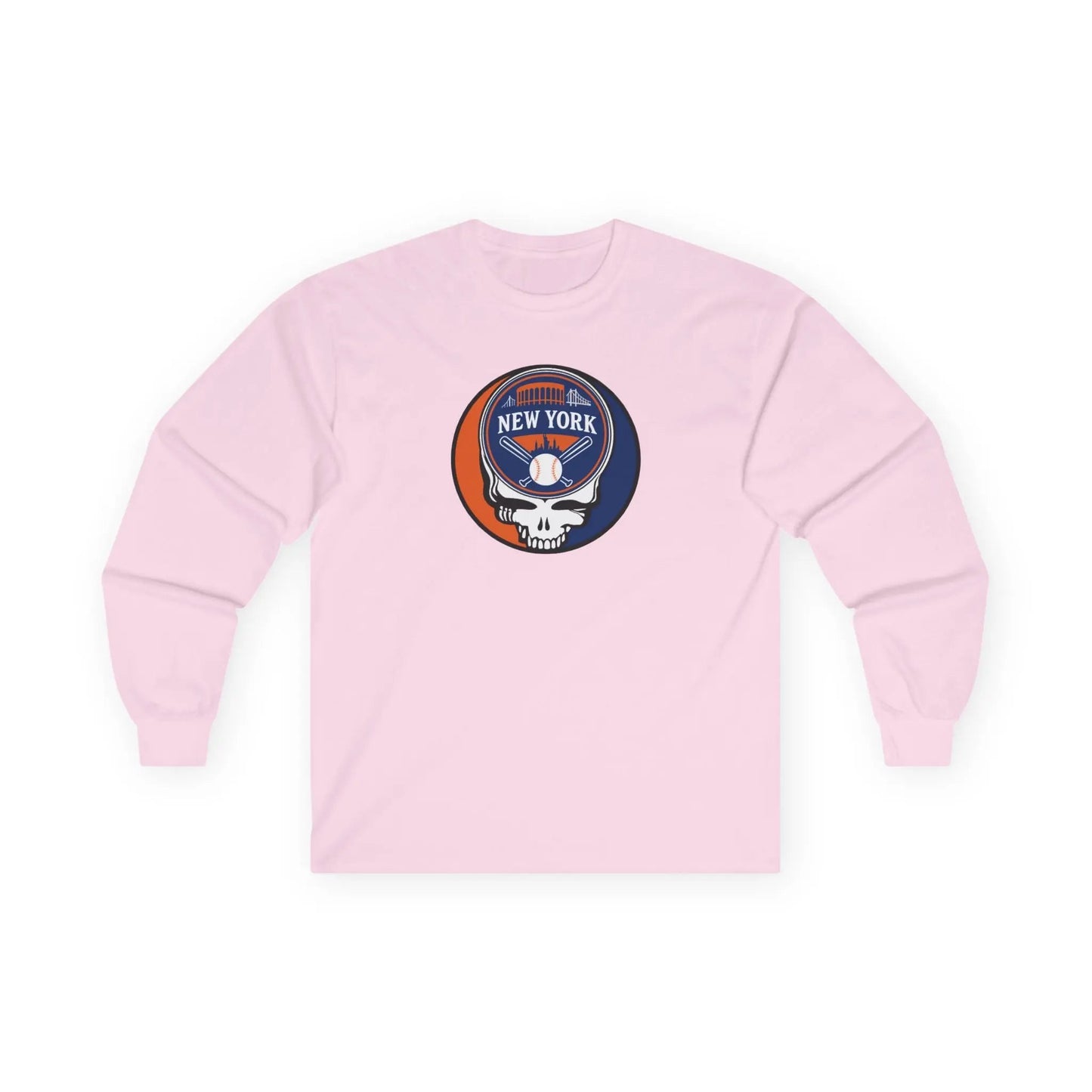 New York Mets Original Stealie Grateful Dead Long Sleeve Shirt