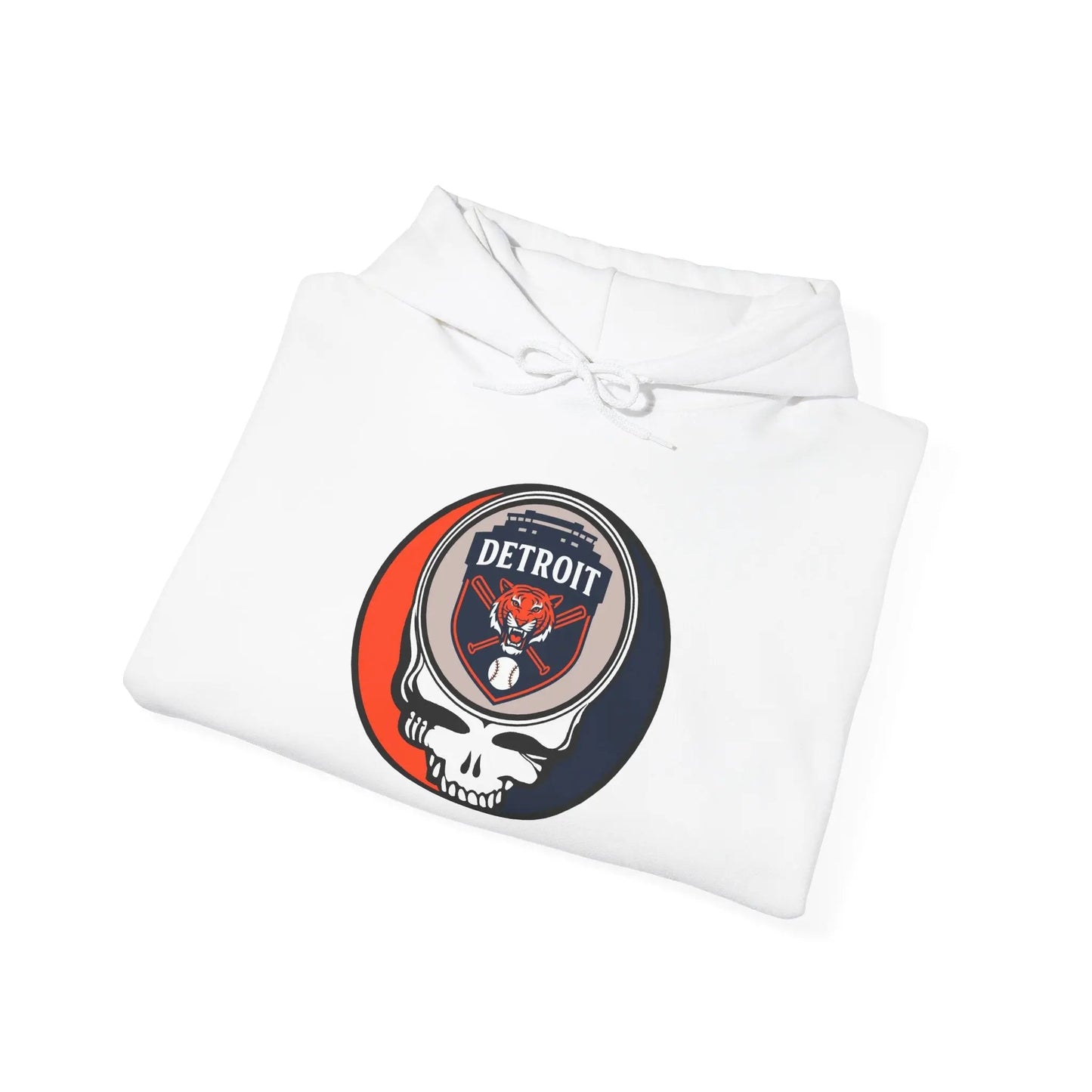 Detroit Tigers Original Stealie × Grateful Dead Hoodie
