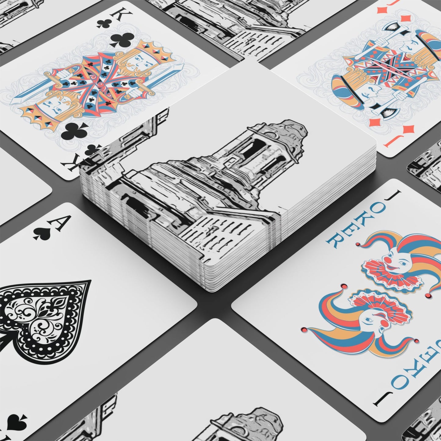 Poker Playing Cards - "A Grand Place"