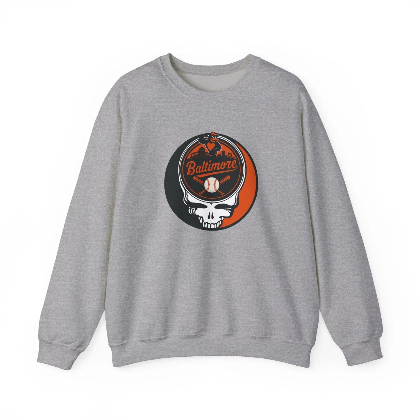 Baltimore Orioles Original Stealie × Grateful Dead Crewneck