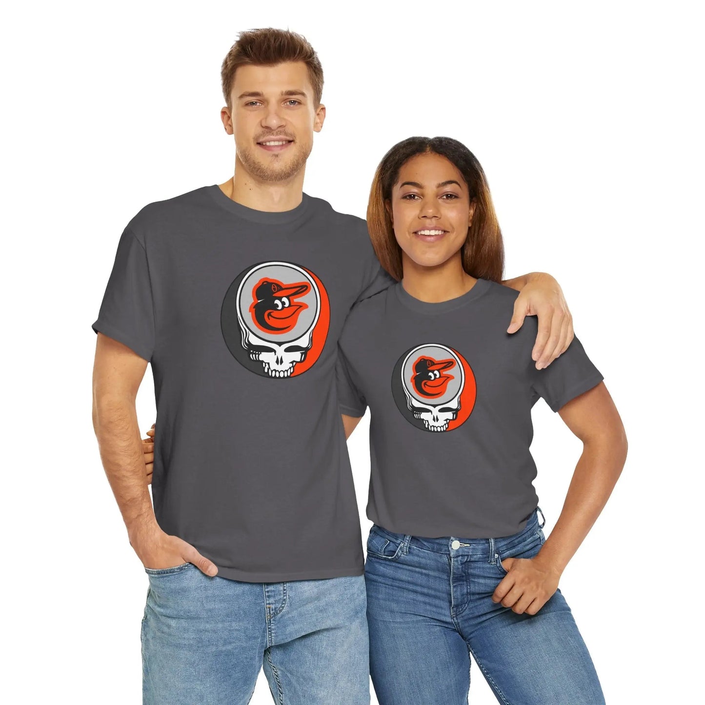 Baltimore Orioles Logo Stealie × Grateful Dead Tee
