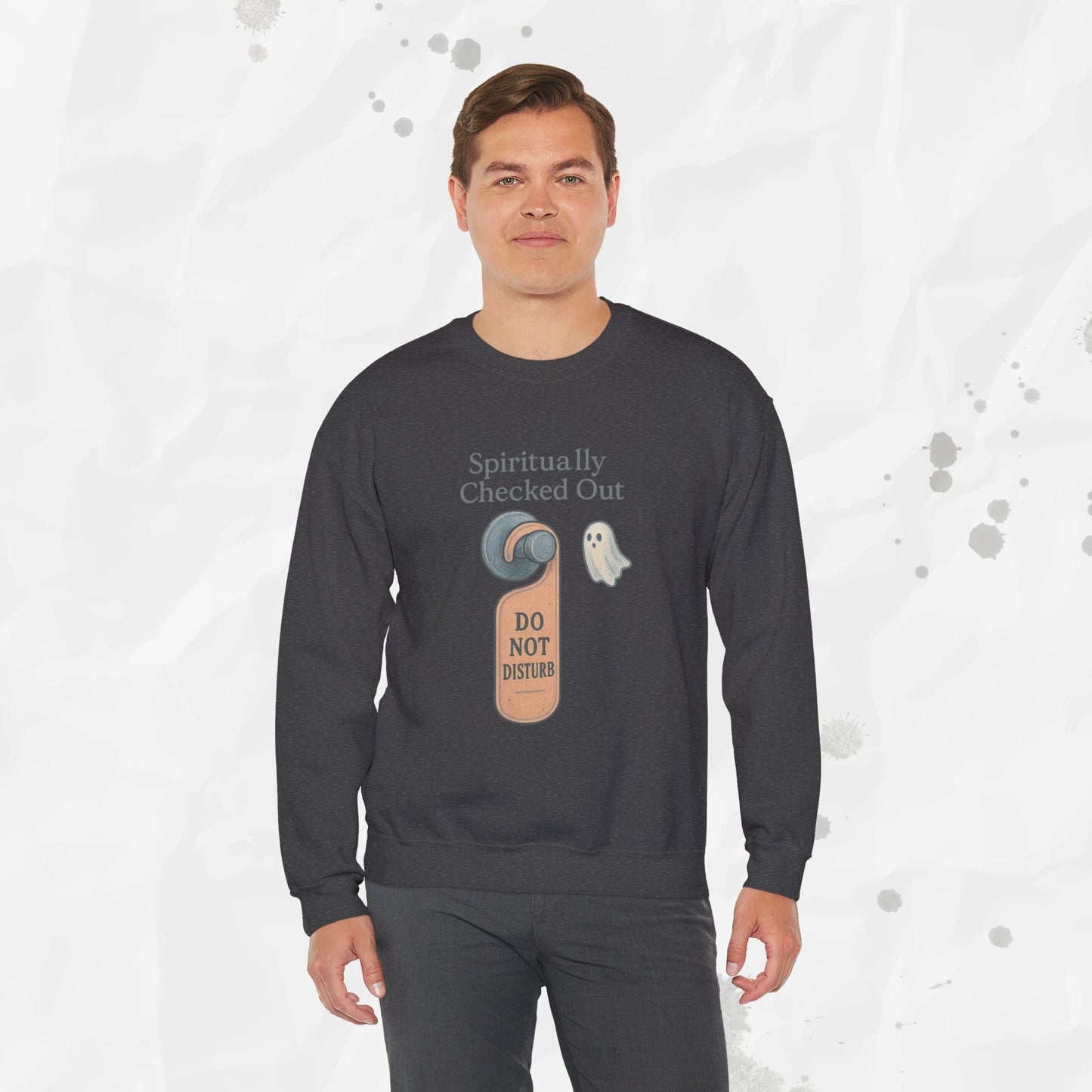 Spiritually Checked Out - Crewneck Sweatshirt