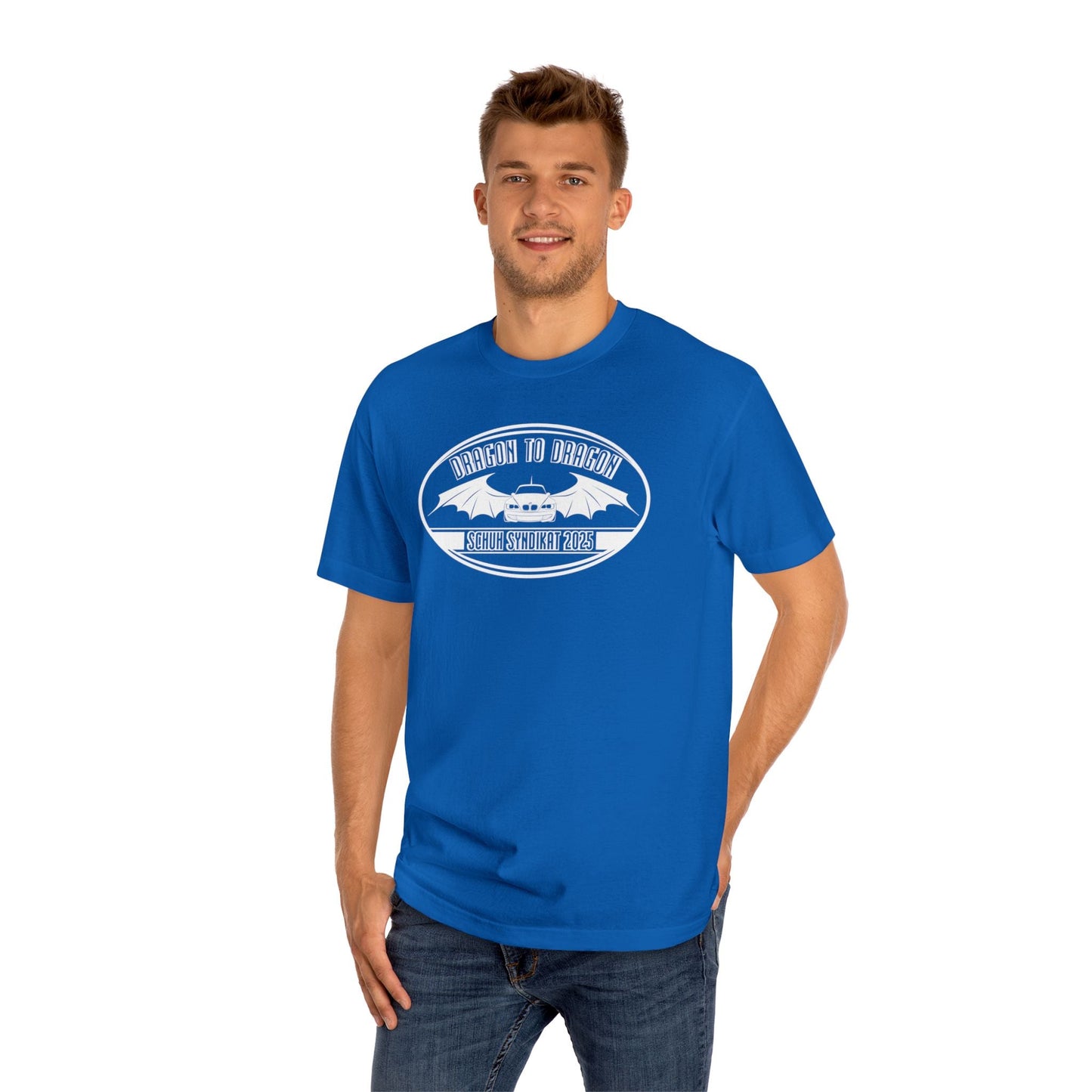 Schuh Syndikat Dragon to Dragon 2025 Tee - Unisex American Apparel Classic T-Shirt