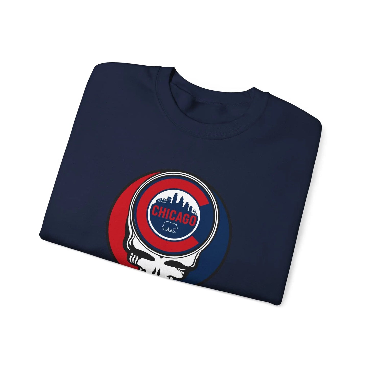 Chicago Cubs Original Stealie × Grateful Dead Crewneck