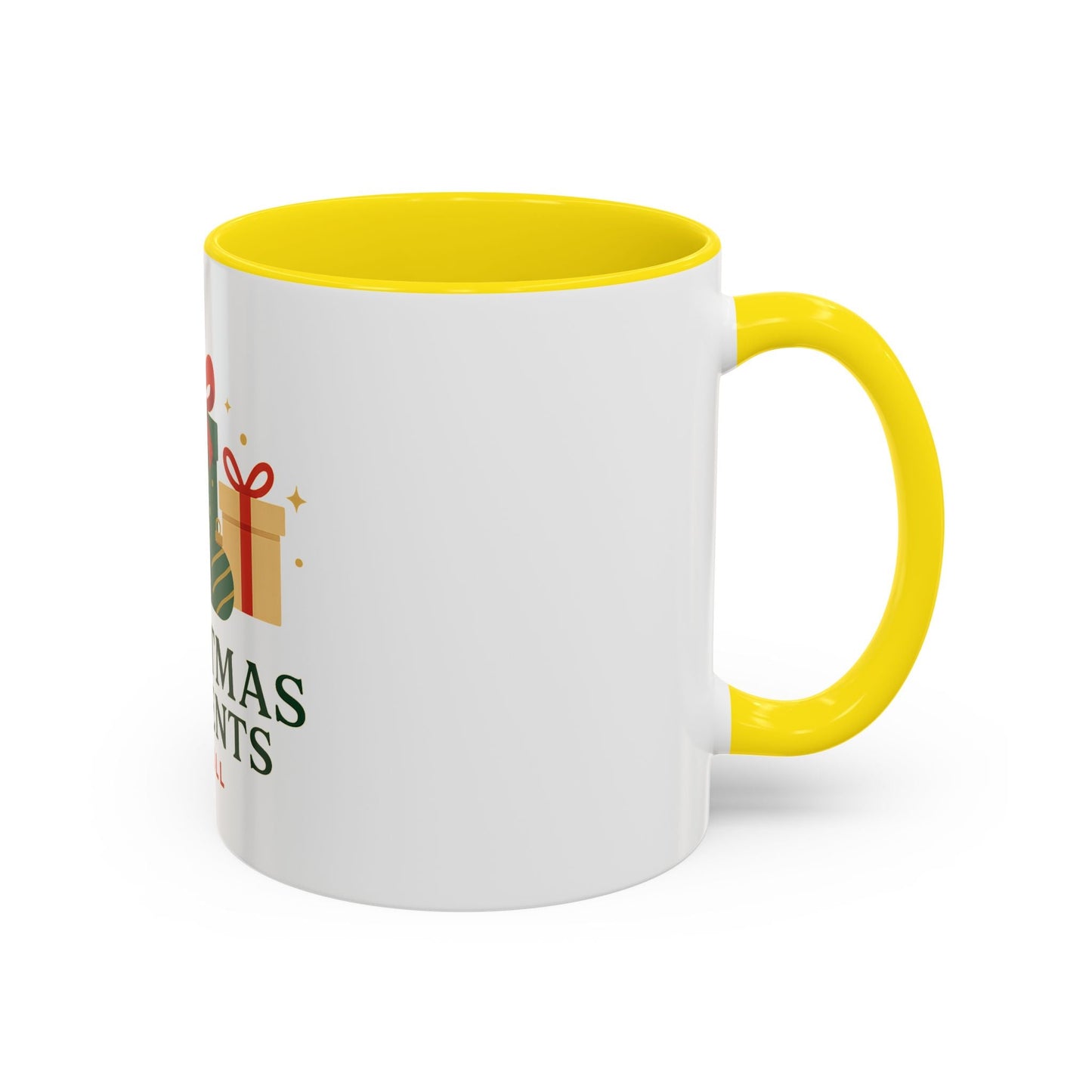 Christmas Presents Coffee Mug — Holiday Gift Mug (Accent 11/oz)