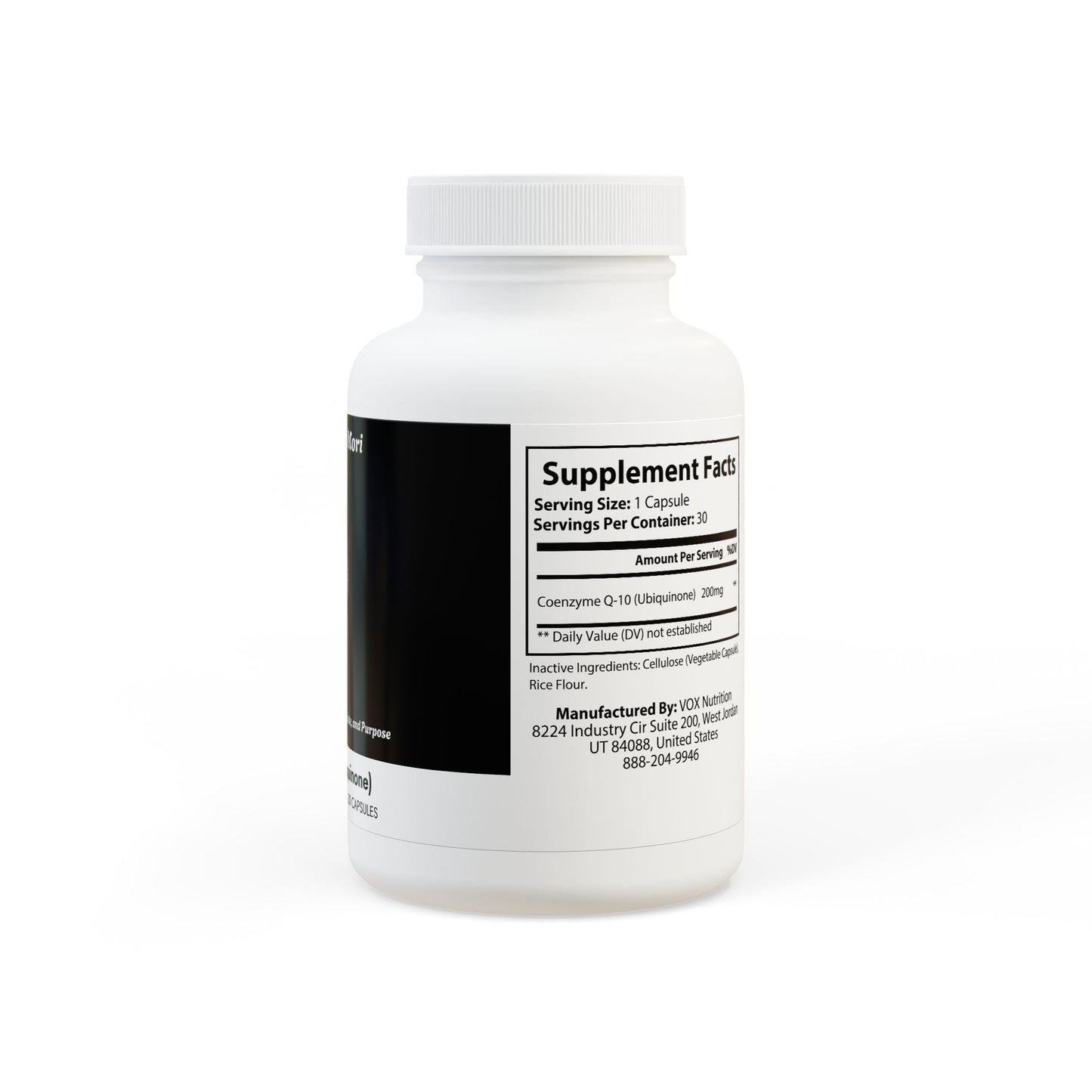 CoQ10 (Ubiquinone) Supplement (30 Capsules) - "Memento Mori"