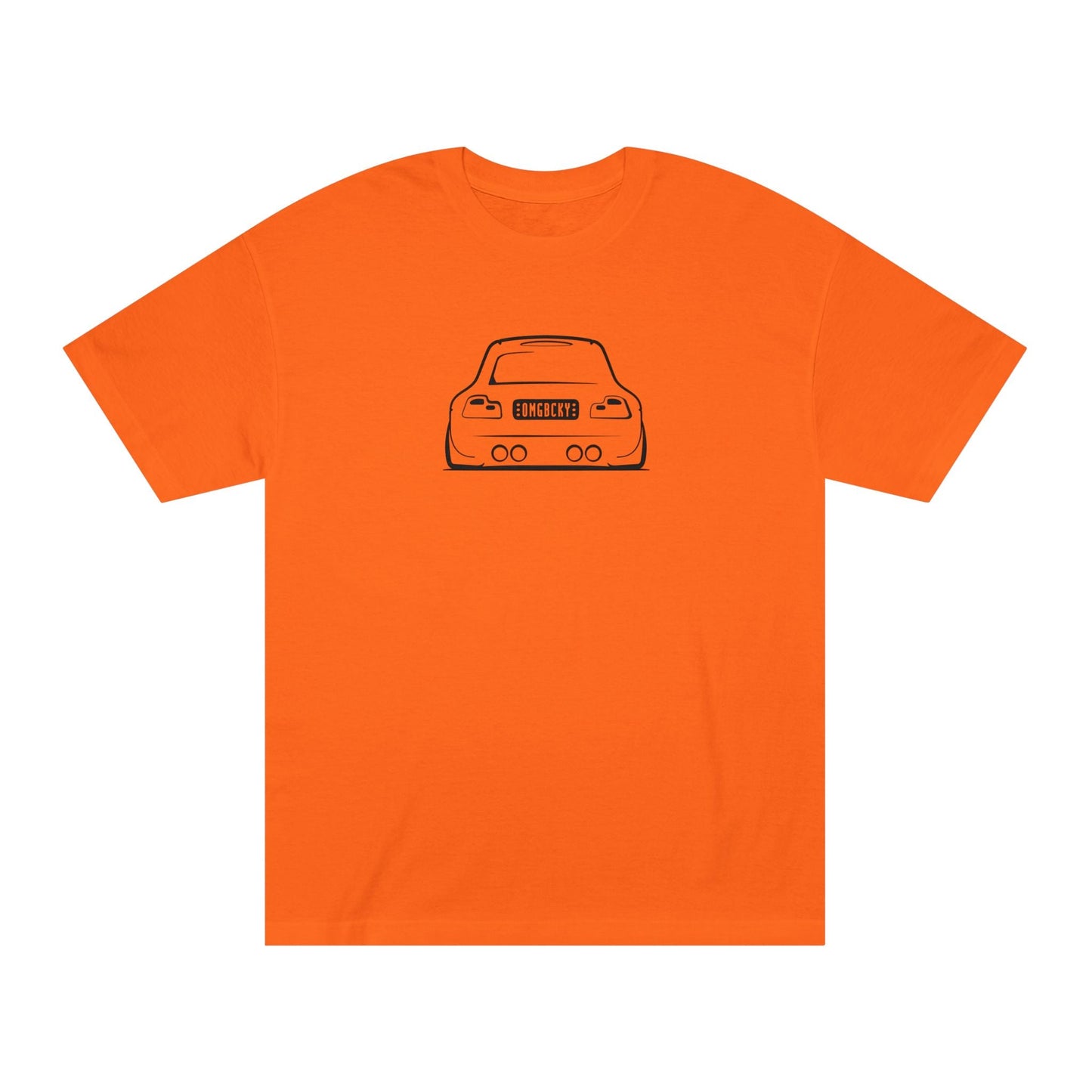 OMGBCKY Black Coupe Silhouette Tee - Unisex American Apparel Classic T-Shirt