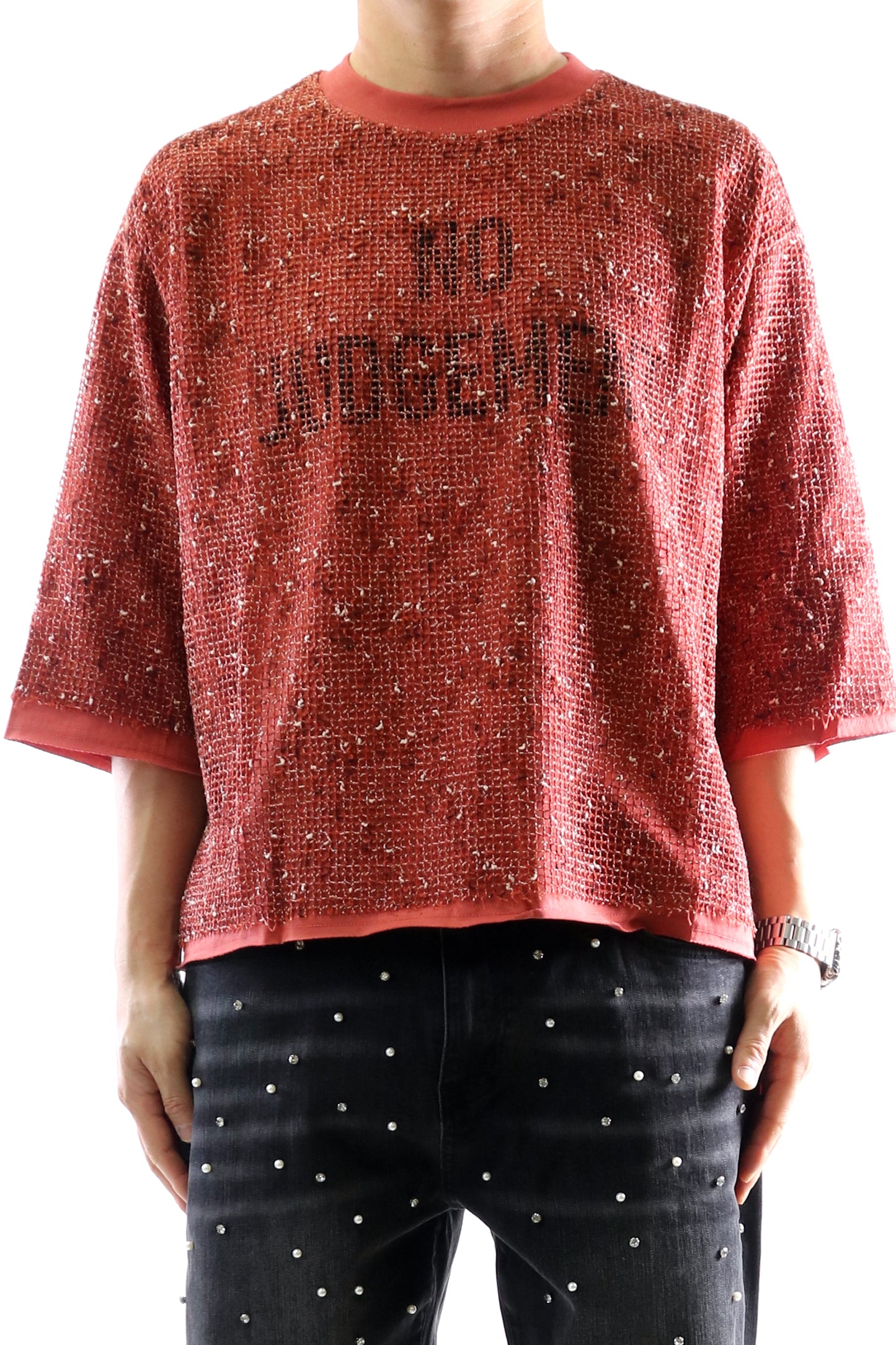 Celestial S/N Jersey 3/4 Sleeve Crop Top Tee