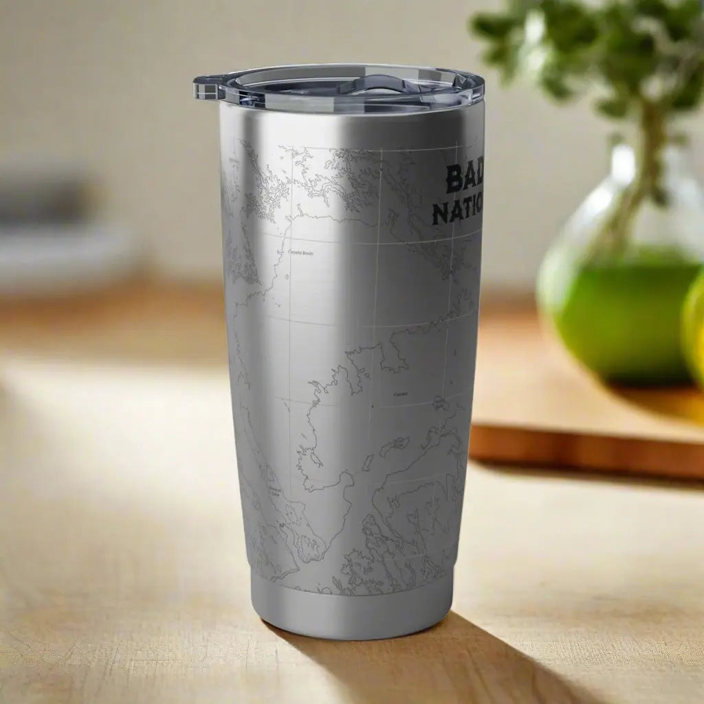 Badlands National Park Topographic Tumbler 20oz USGS