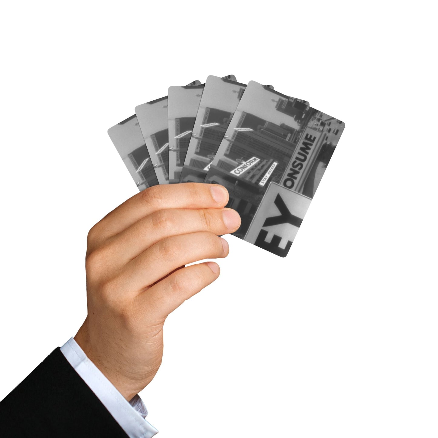 Poker Playing Cards - "Obey and Consume"