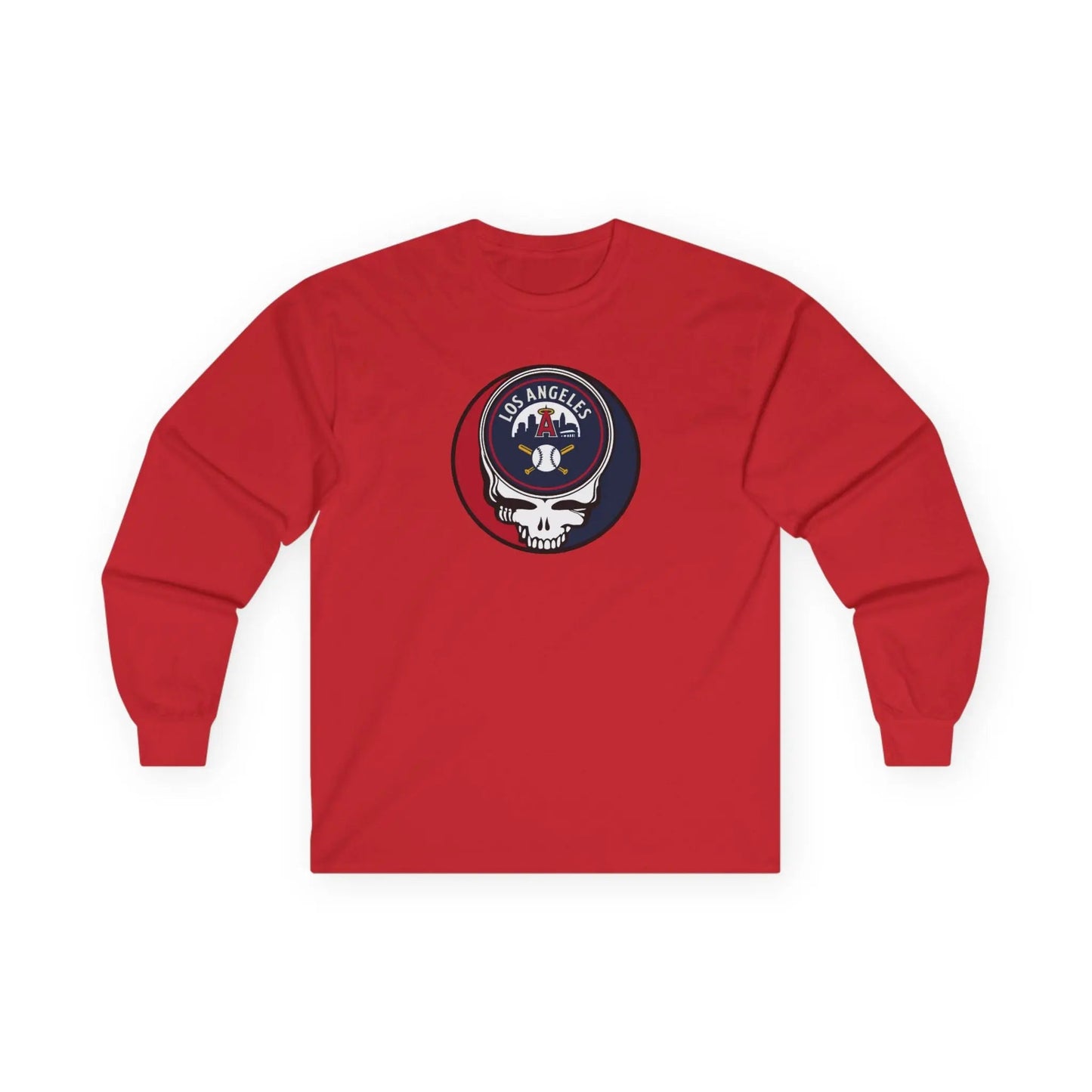 Los Angeles Angels Original Stealie Grateful Dead Long Sleeve Shirt