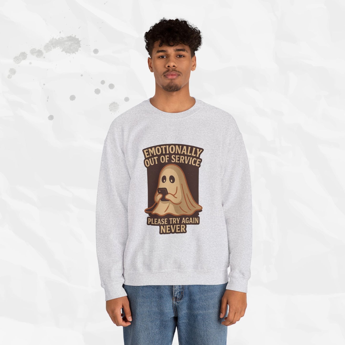 Emotionally Out of Service – Crewneck Sweatshirt