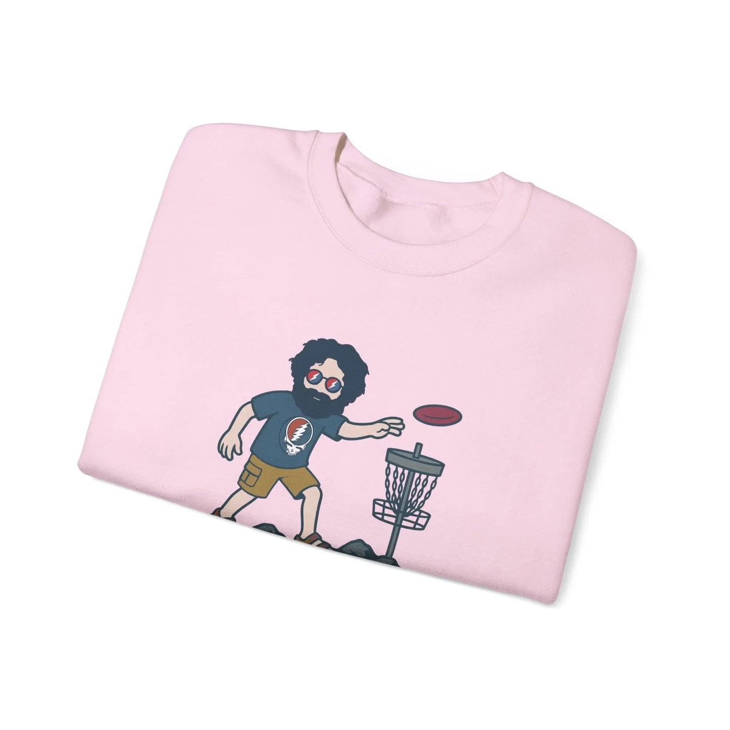 Disc Golfin' Jerry | Life is dead.® Crewneck | Grateful Dead
