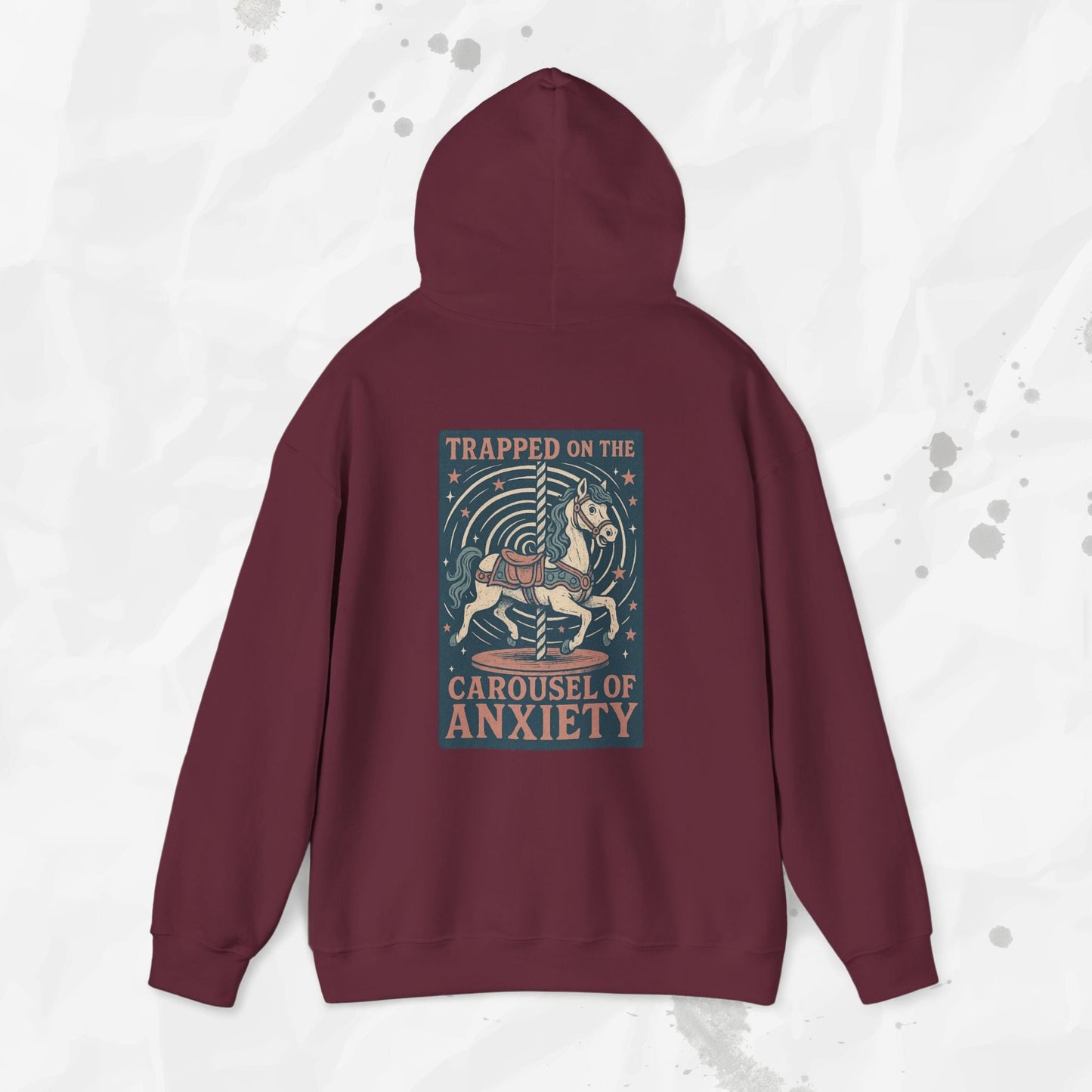 Trapped on the Carousel of Anxiety - Hoodie