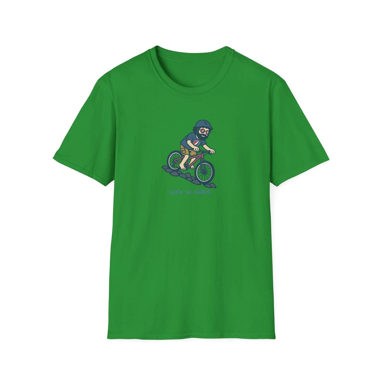 Mountain Bikin' Jerry - Life is dead.® × Grateful Dead Tee