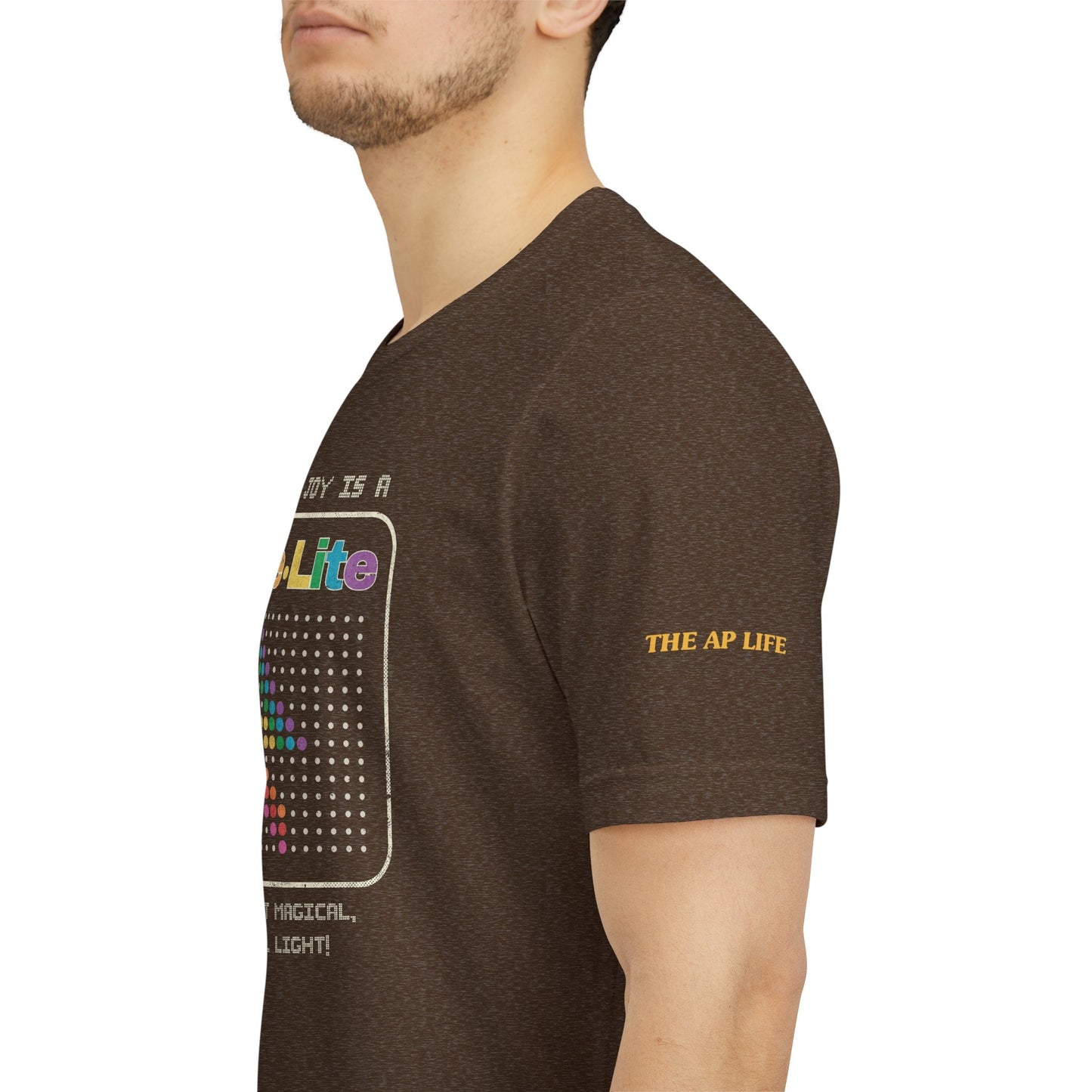 Autistic Joy is a Bright Light - Adult Unisex Jersey Tee
