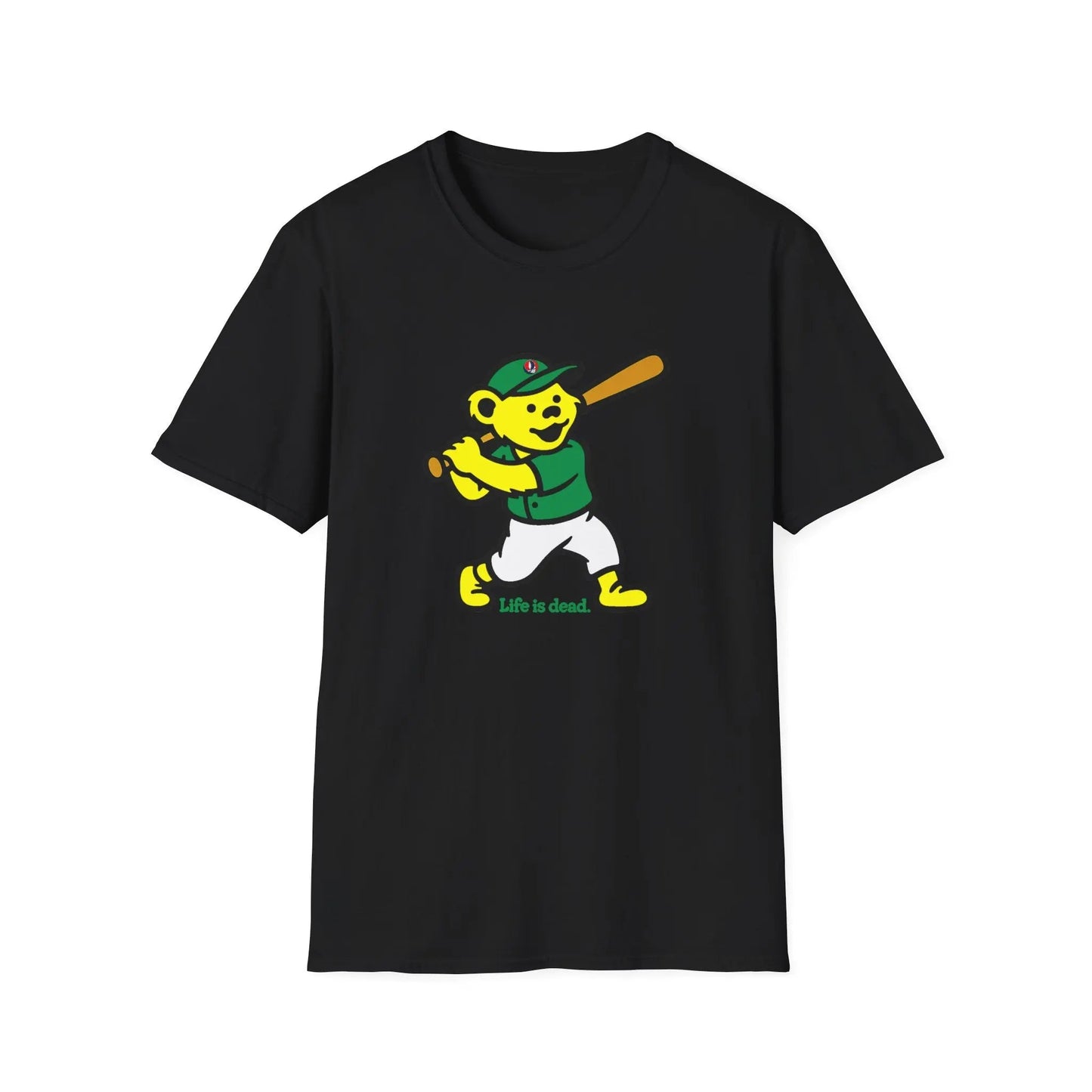 Baseball Edition Dancing Bear - Life is dead.® × Grateful Dead Tee