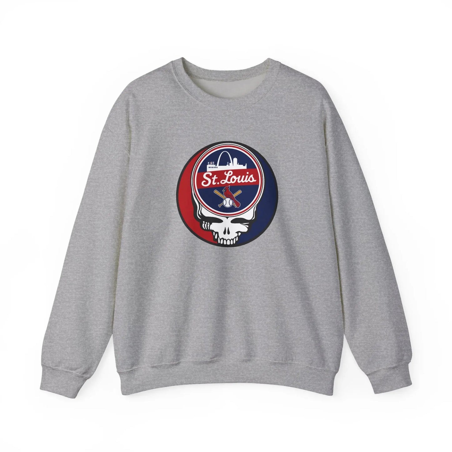St. Louis Cardinals Original Stealie × Grateful Dead Crewneck