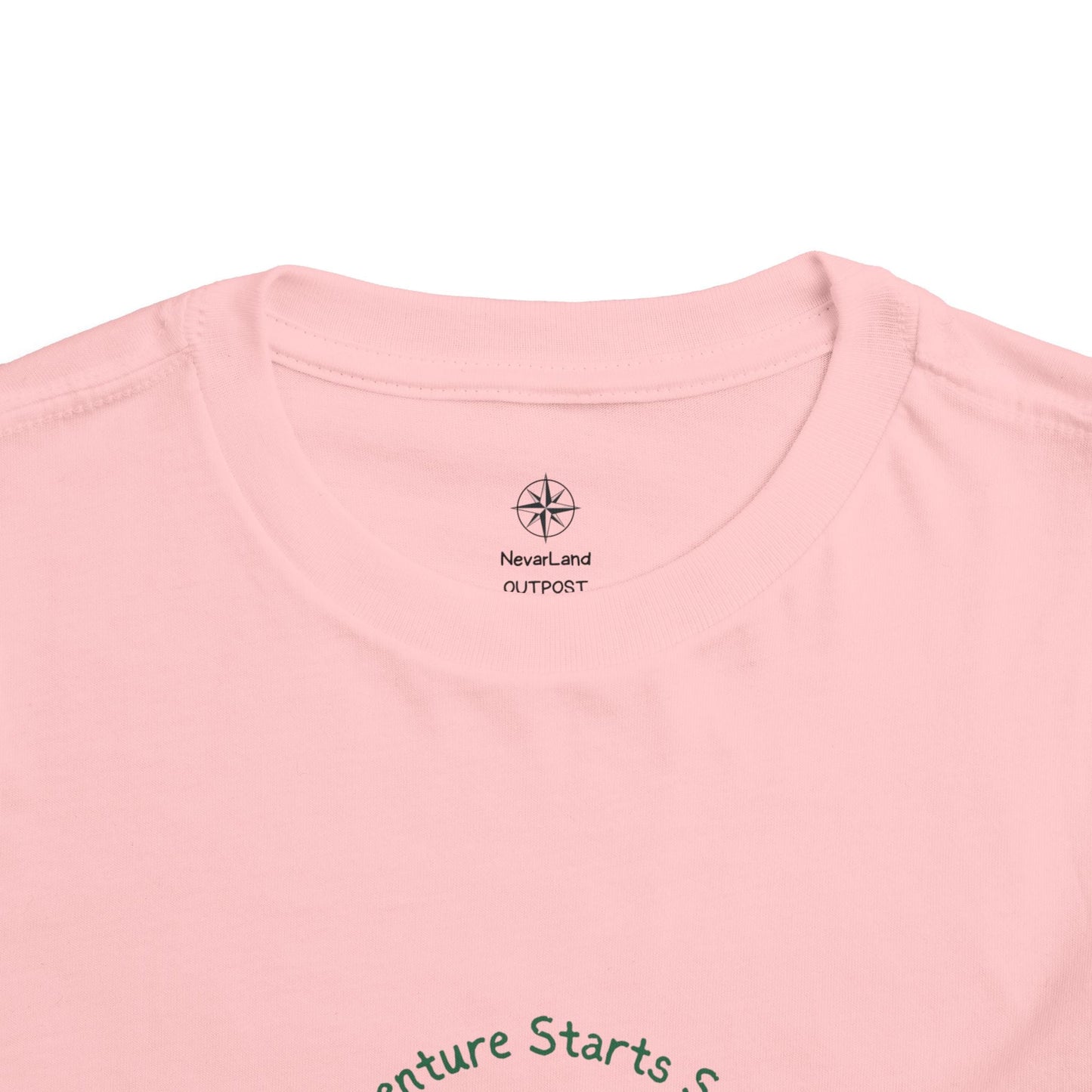 "Adventure Starts Small" Woodland Camper Graphic - Toddler Tee