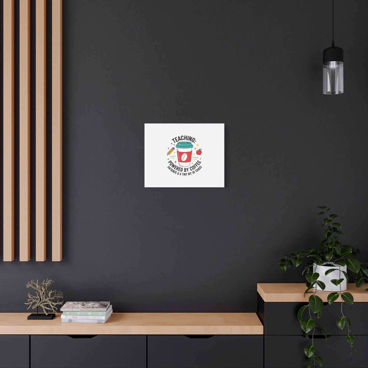 Teaching Powered by Coffee Canvas, Teacher Appreciation Gifts | Teacher Life, Classroom Humor