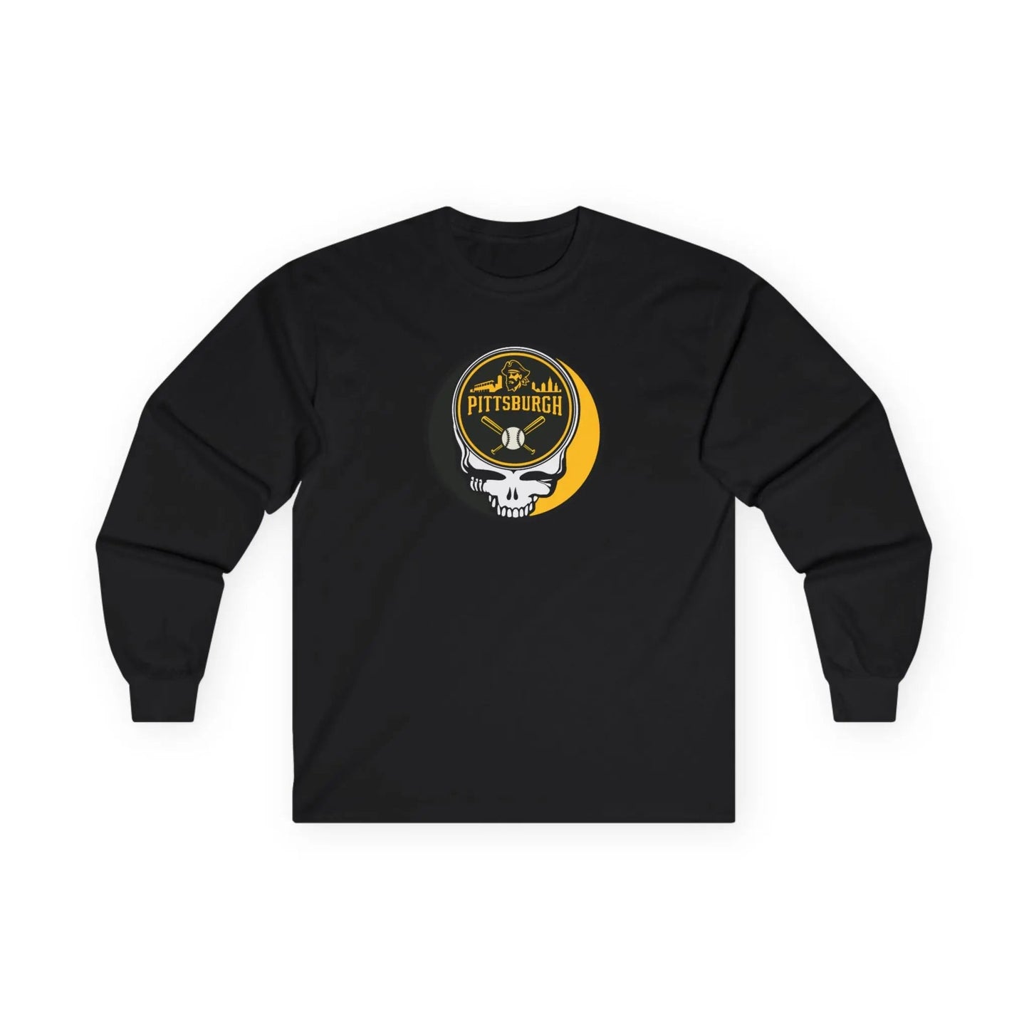 Pittsburgh Pirates Original Stealie Grateful Dead Long Sleeve Shirt