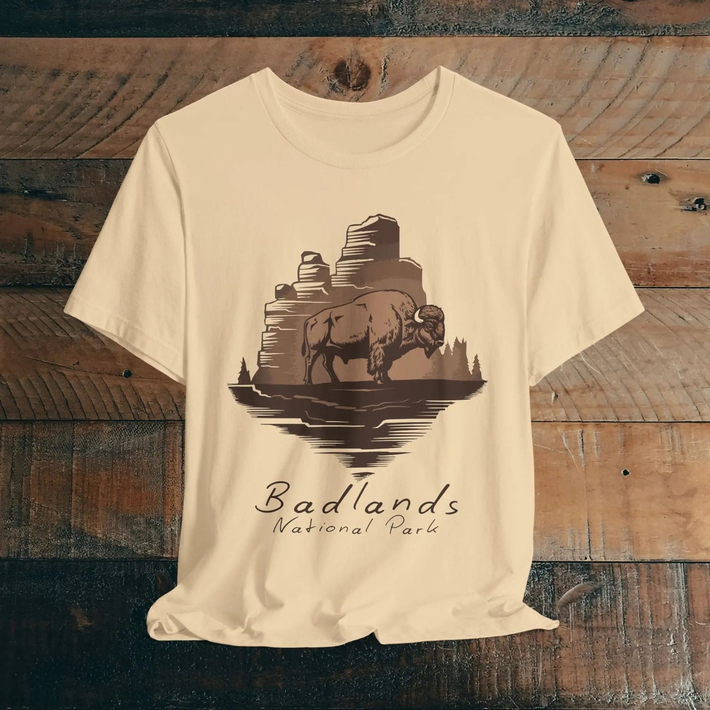 Badlands National Park T-shirt Roaming Buffalo