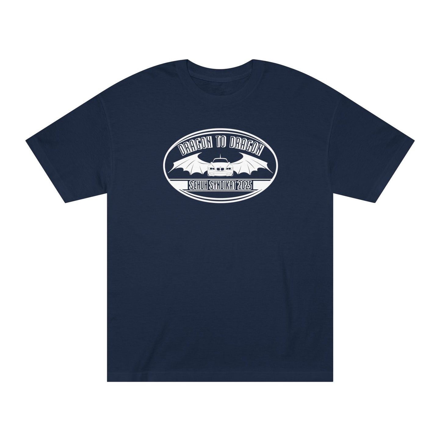 Schuh Syndikat Dragon to Dragon 2025 Tee - Unisex American Apparel Classic T-Shirt