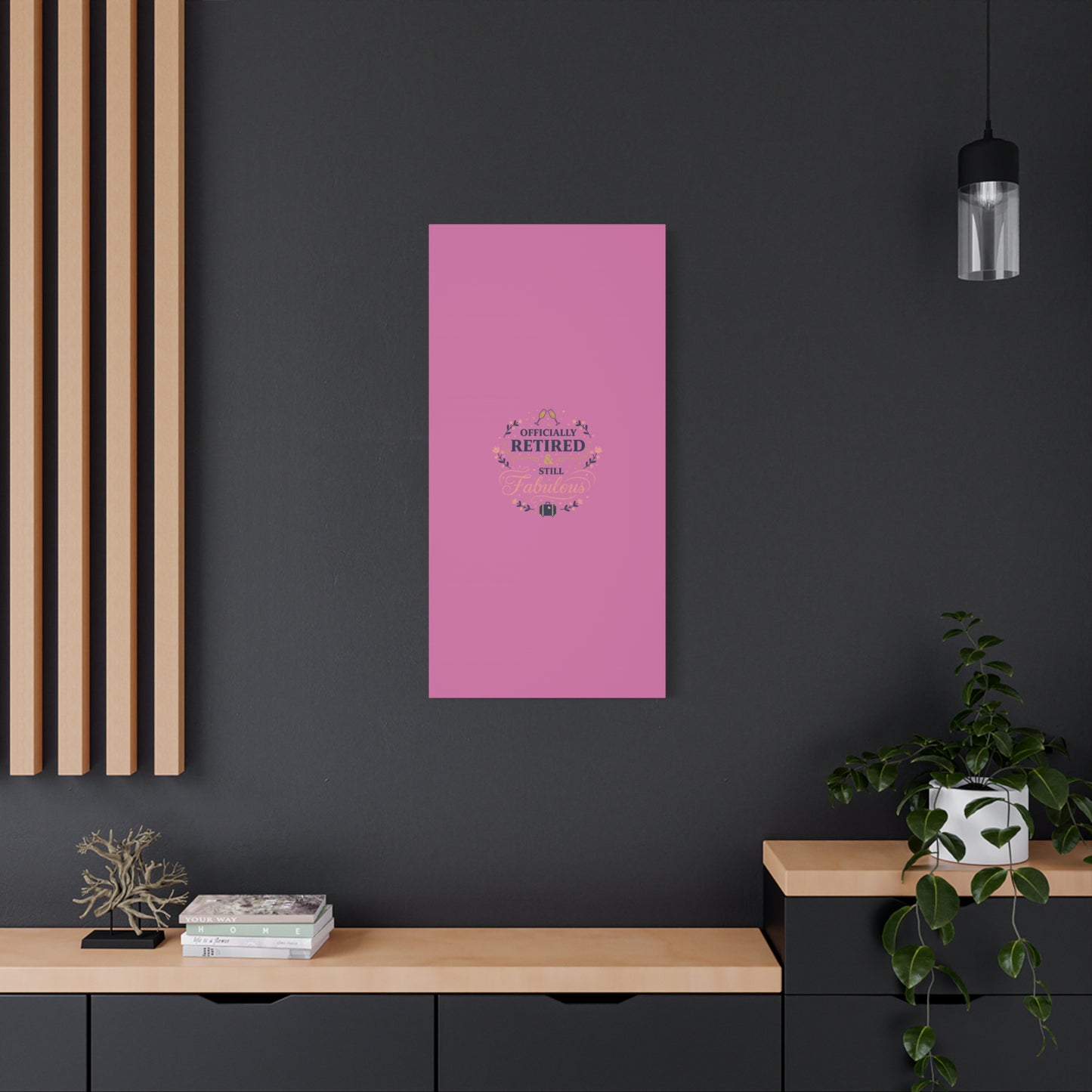 Officially Retired & Still Fabulous Canvas, retirement gifts for women | personalized retirement gifts