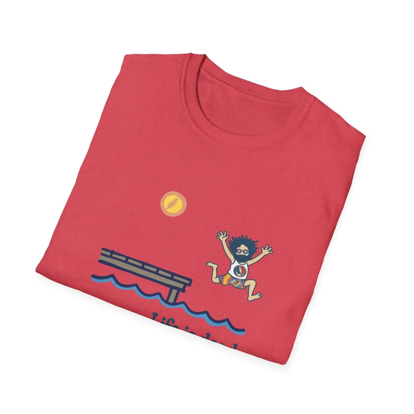 Life is dead.® Jerry's Playin' At the Lake T-Shirt