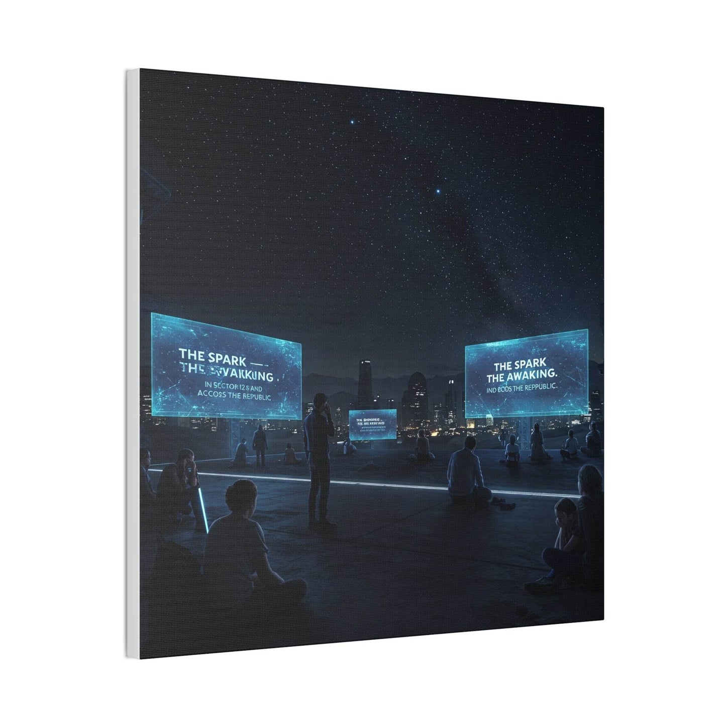 Inspirational Canvas Wall Art - 'The Spark, The Awakening'