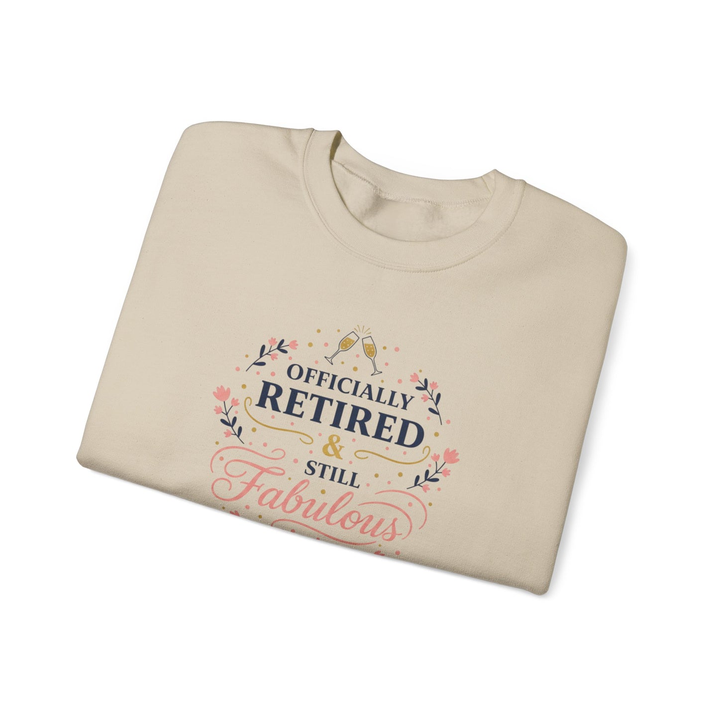 Officially Retired & Still Fabulous Sweatshirt | retirement gifts for women, personalized retirement gifts