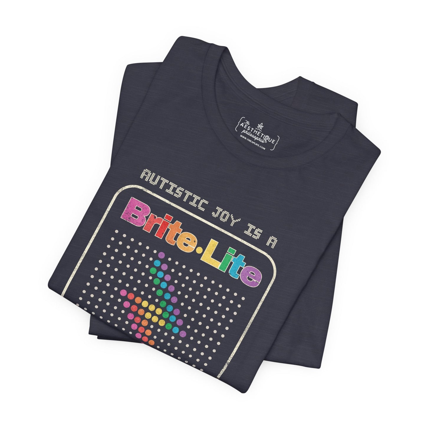 Autistic Joy is a Bright Light - Adult Unisex Jersey Tee