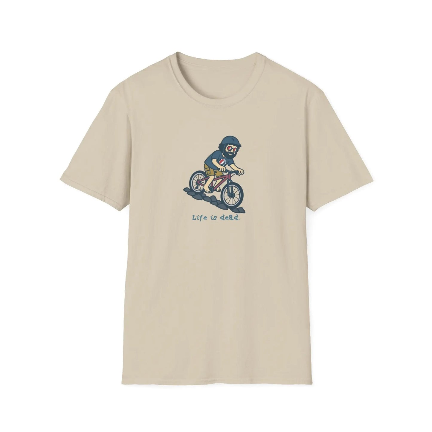 Mountain Bikin' Jerry - Life is dead.® × Grateful Dead Tee