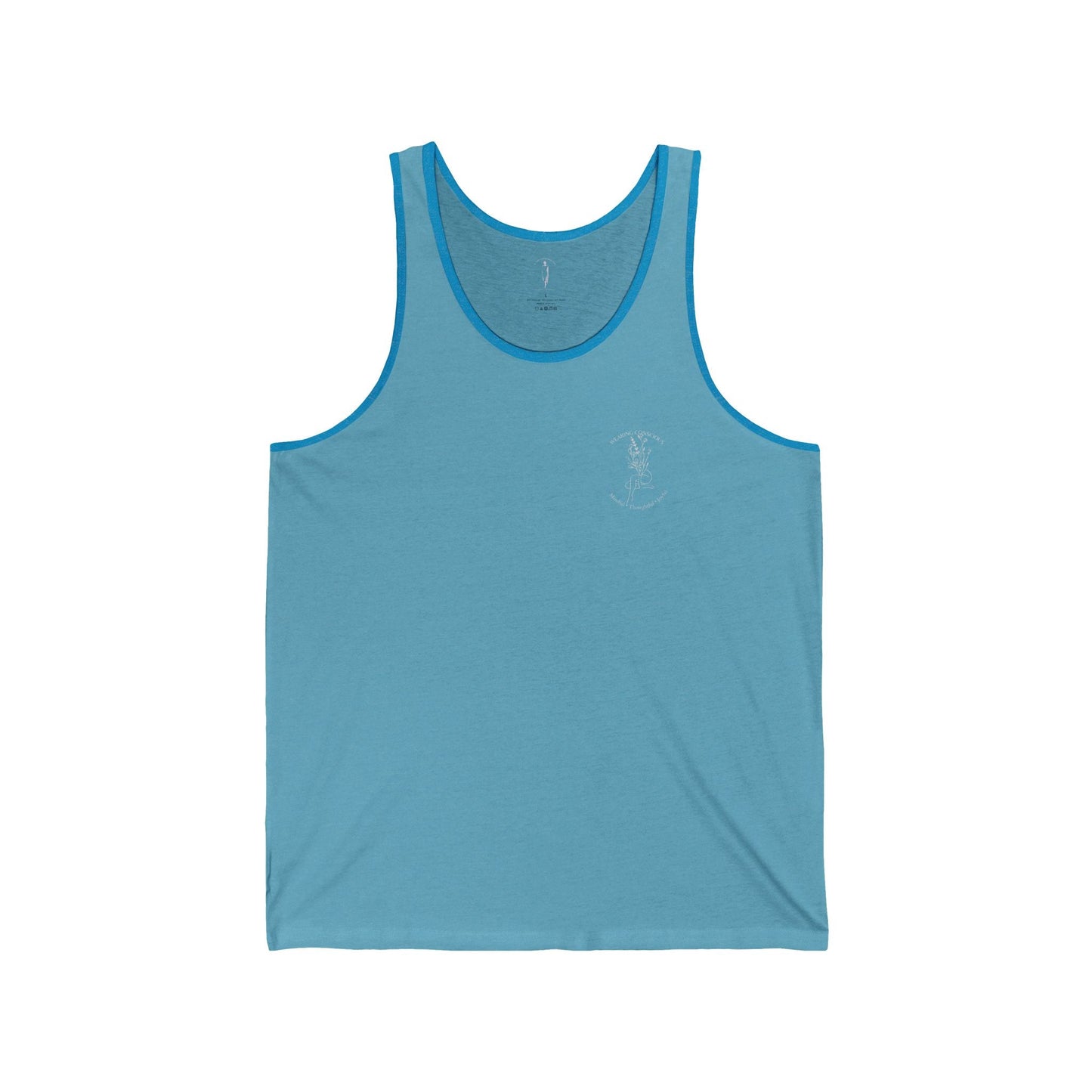 Two-Sided Mindful Thoughtful Joyful Athletic Tank - Unisex Fit
